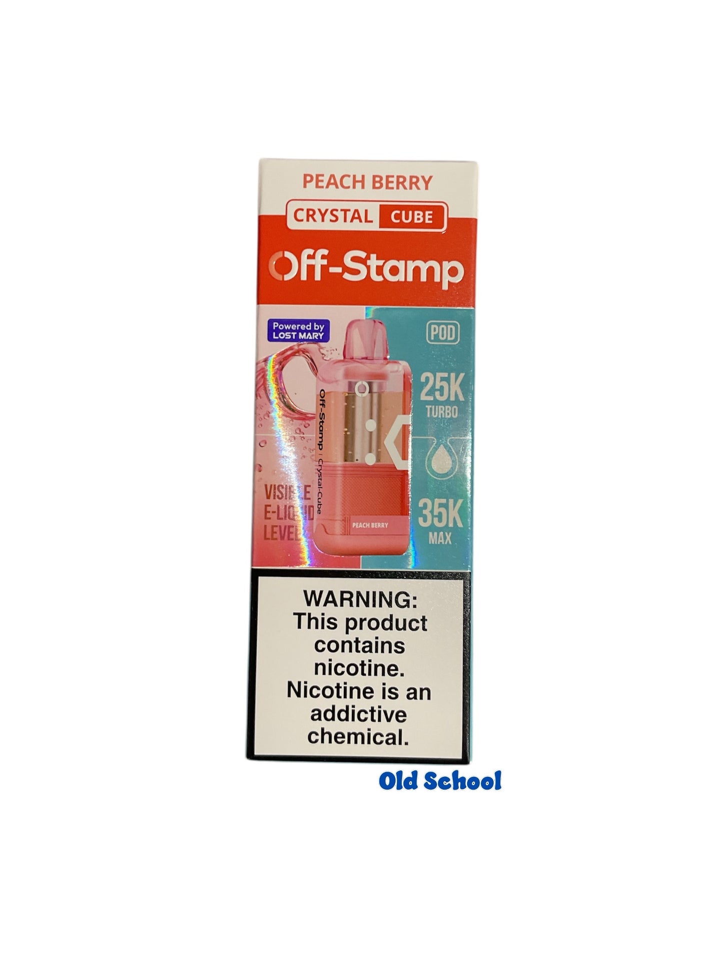 Off Stamp Crystal Cube 25k Peach Berry