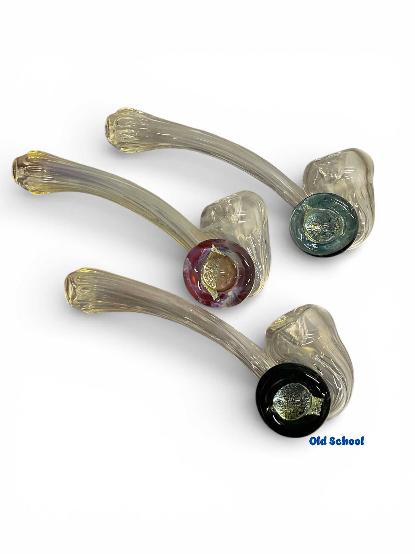 7 1/2” Fumed with Dichro Sherlock (Element Glass Art)