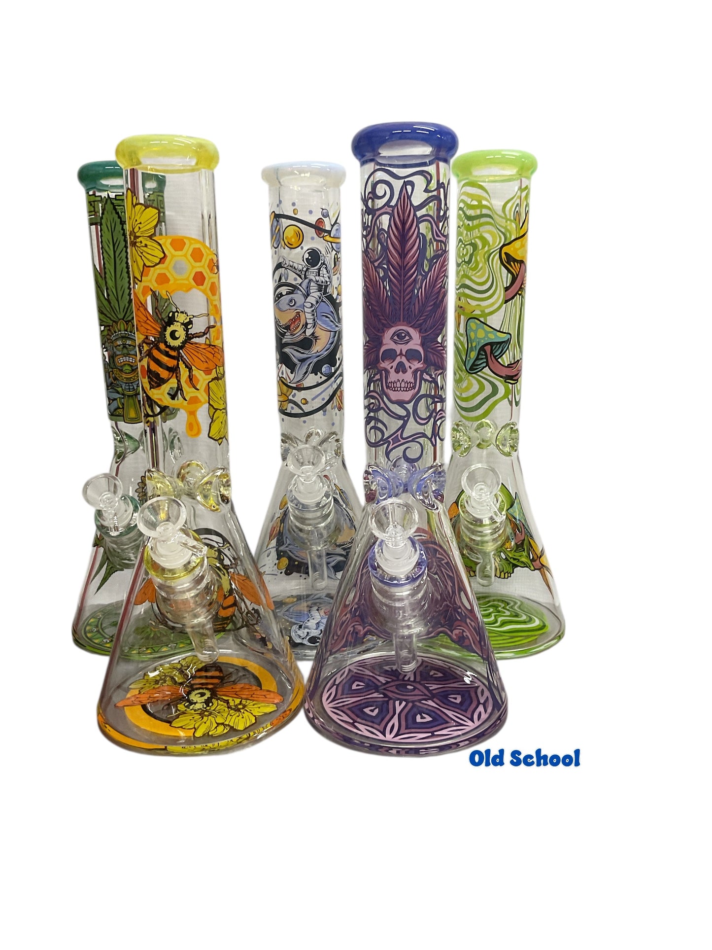14” 7mm Thick Design Beaker Waterpipe