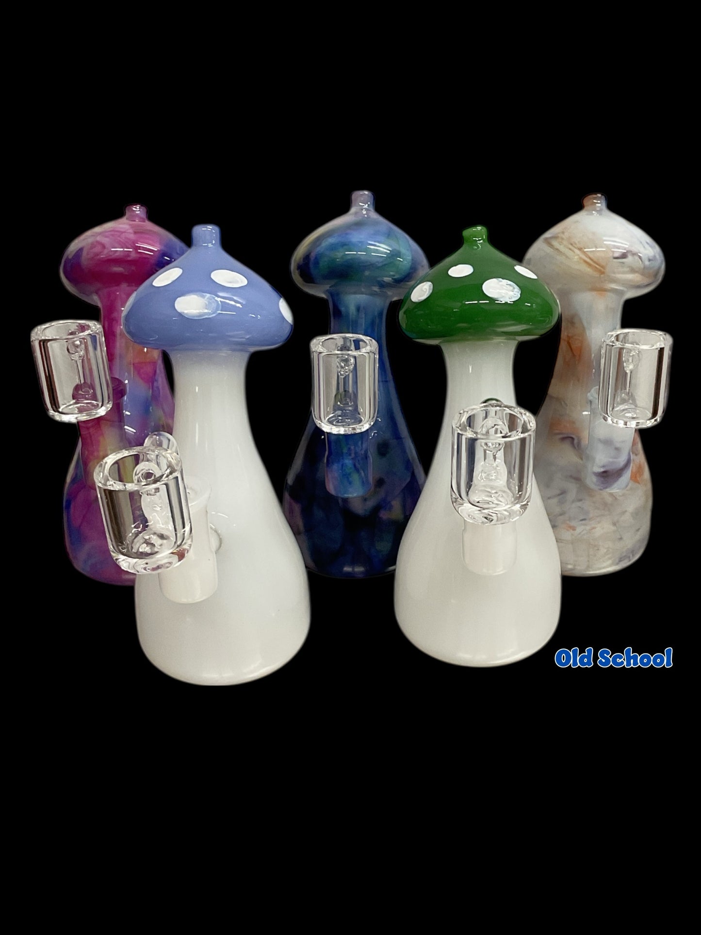 6” Colorful Mushroom Rigs