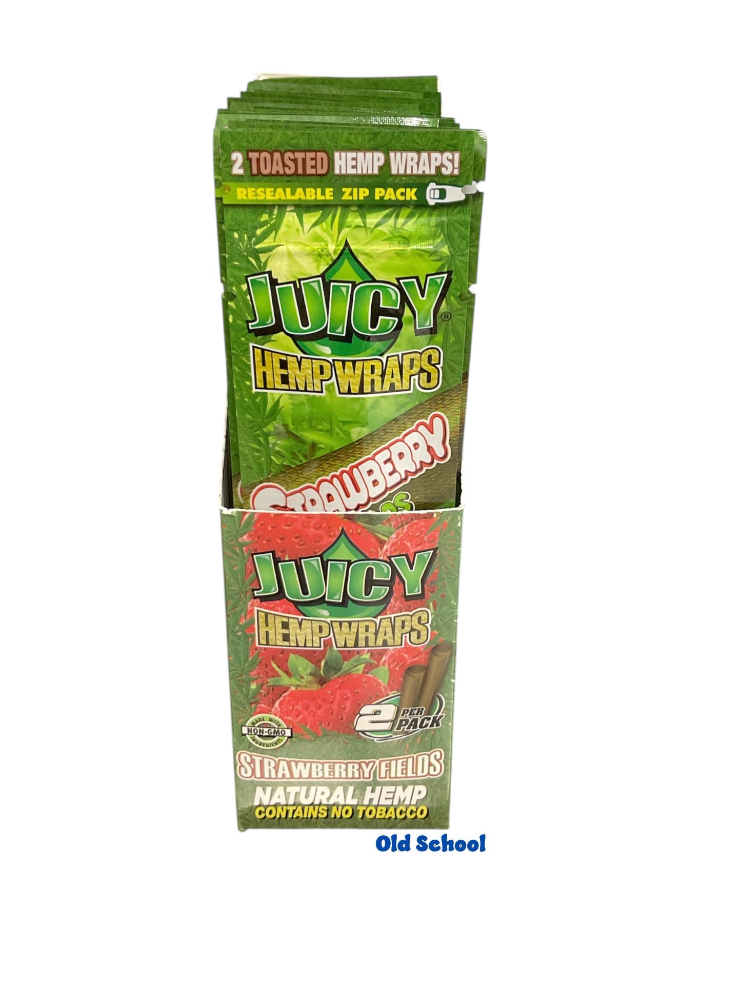 2pk Strawberry Fields Juicy Jay Hemp Wraps