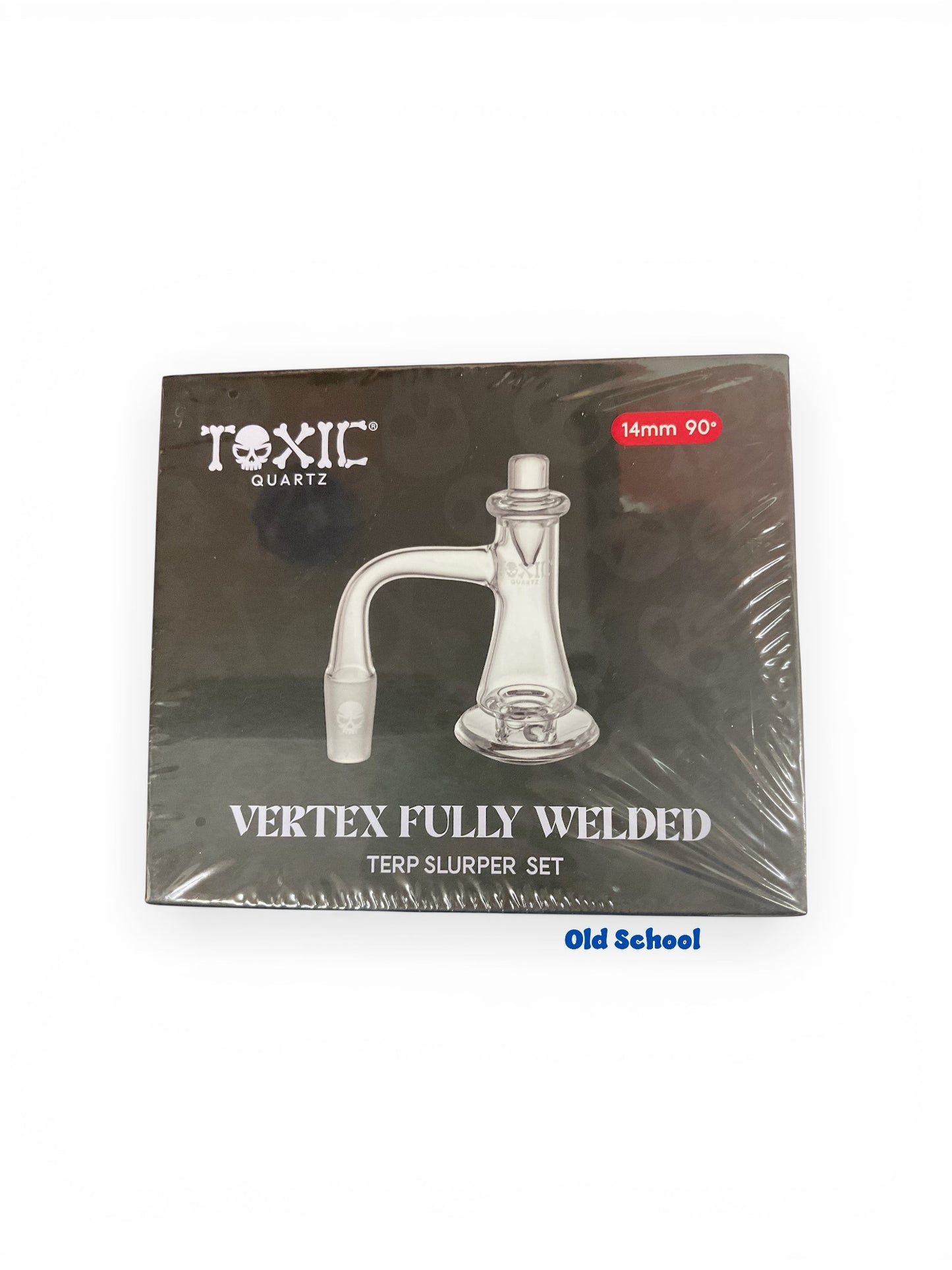 TXQB5 Toxic Quartz 14mm 90 Vertex Fully Welded Terp Slurper set