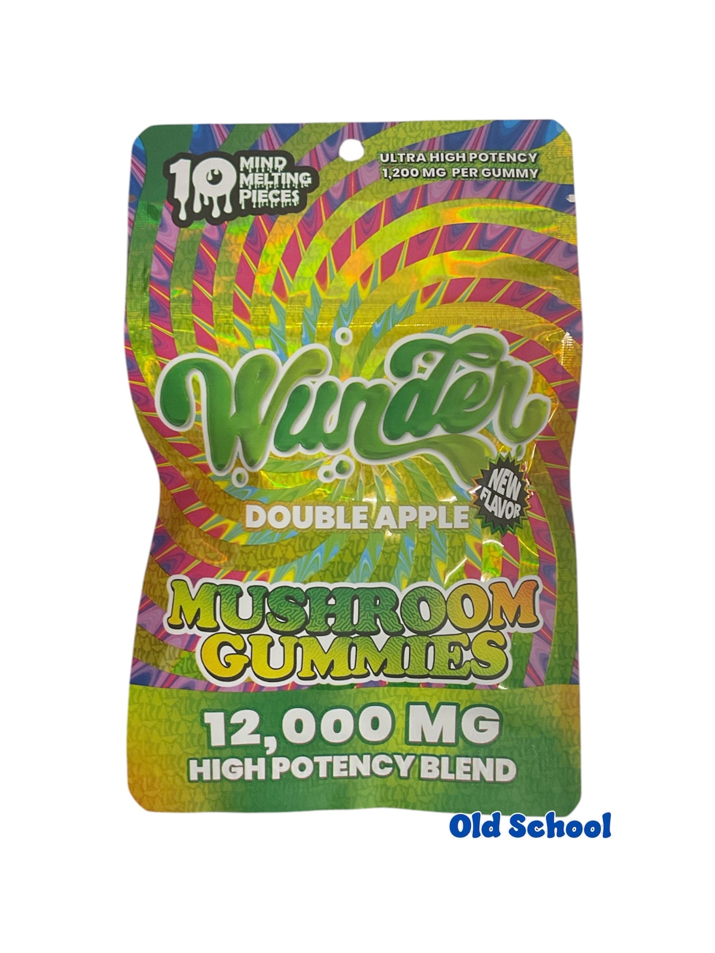 Wunder 10ct Double Apple Ultra High Potency Mushroom Gummy