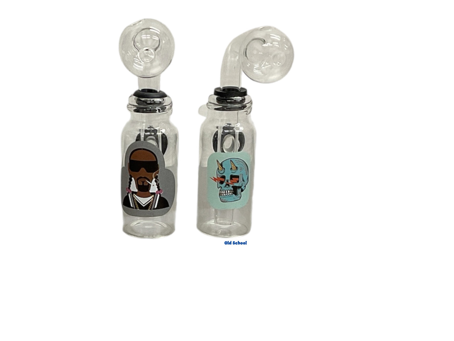 2.75” 3pcs Oil Burner Waterpipe w/Decal