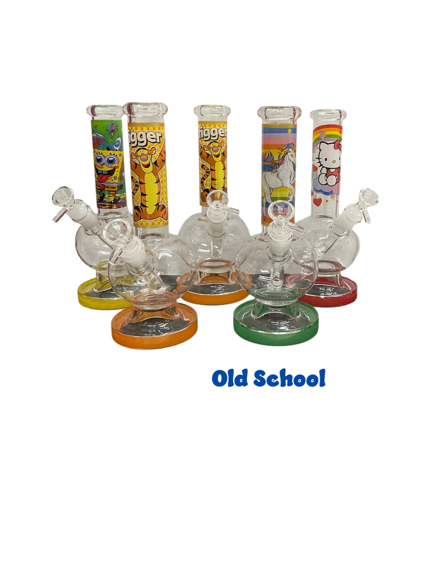10” round Bottom Charcter Water Pipe
