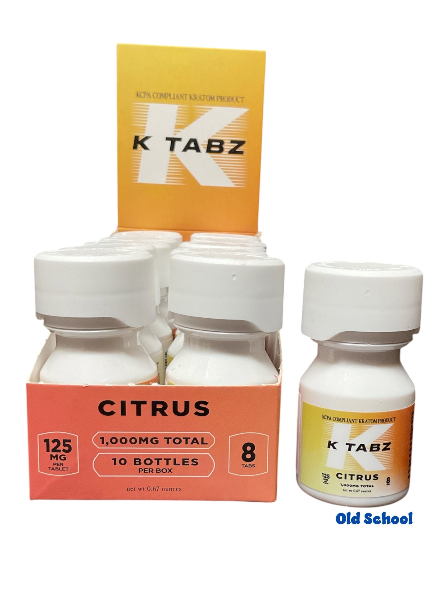 Compliant K Tabz Kratom Extract tablets 125mg 8ct