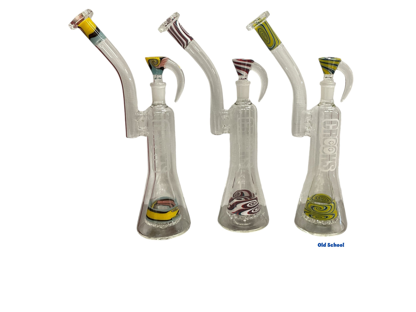 12” Crooks Wig-Wag Beaker base recycler w/ showerhead perc