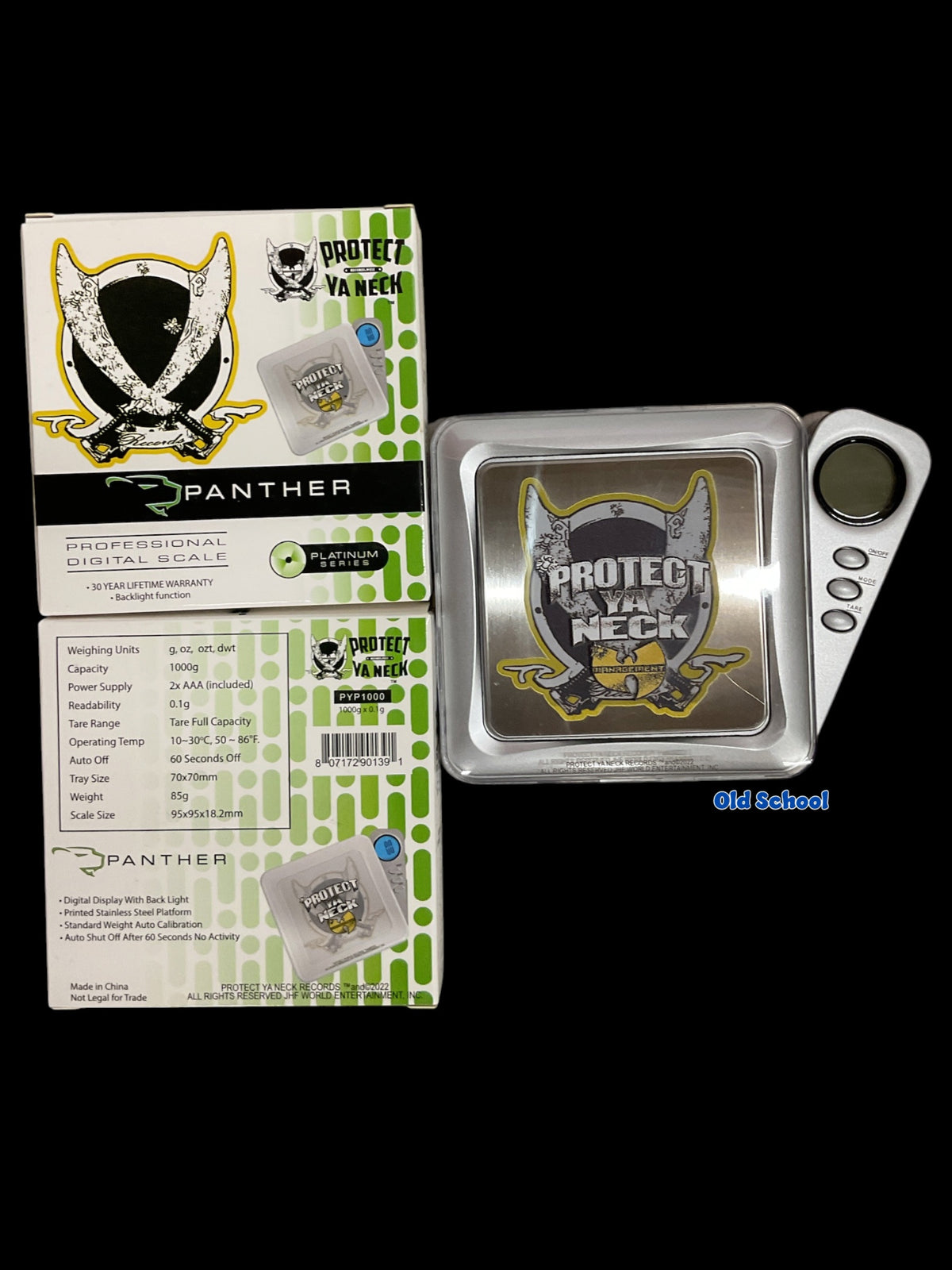 Infyniti Scales Platinum Series Panther 1000g x 0.1g Protect Ya neck