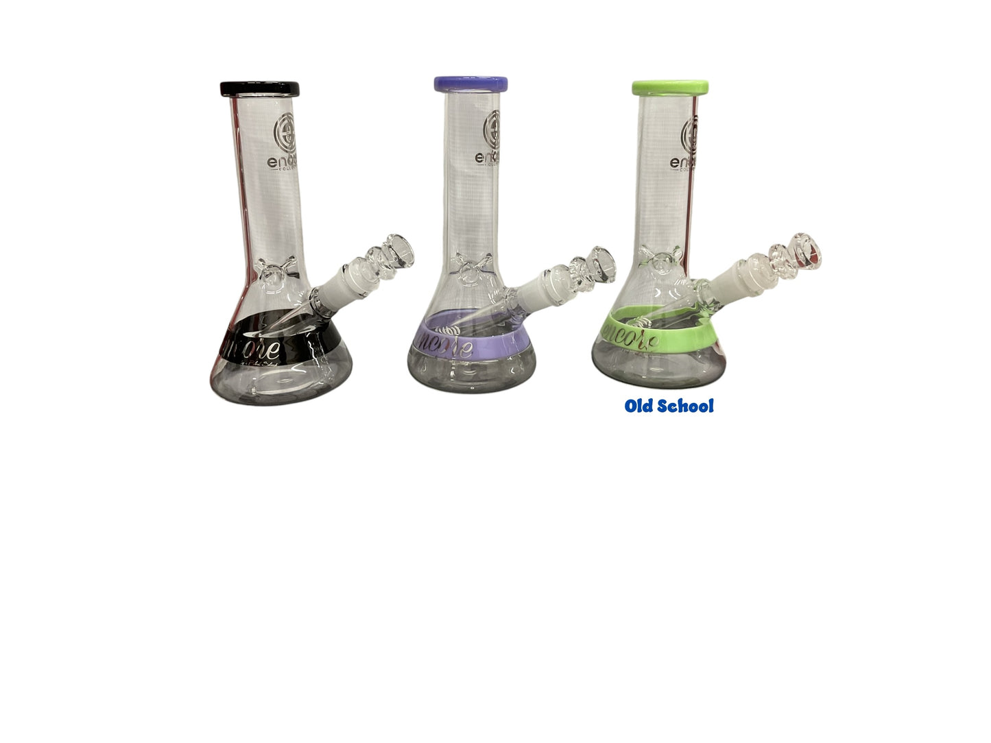 8” Encore Beaker with Color Stripe
