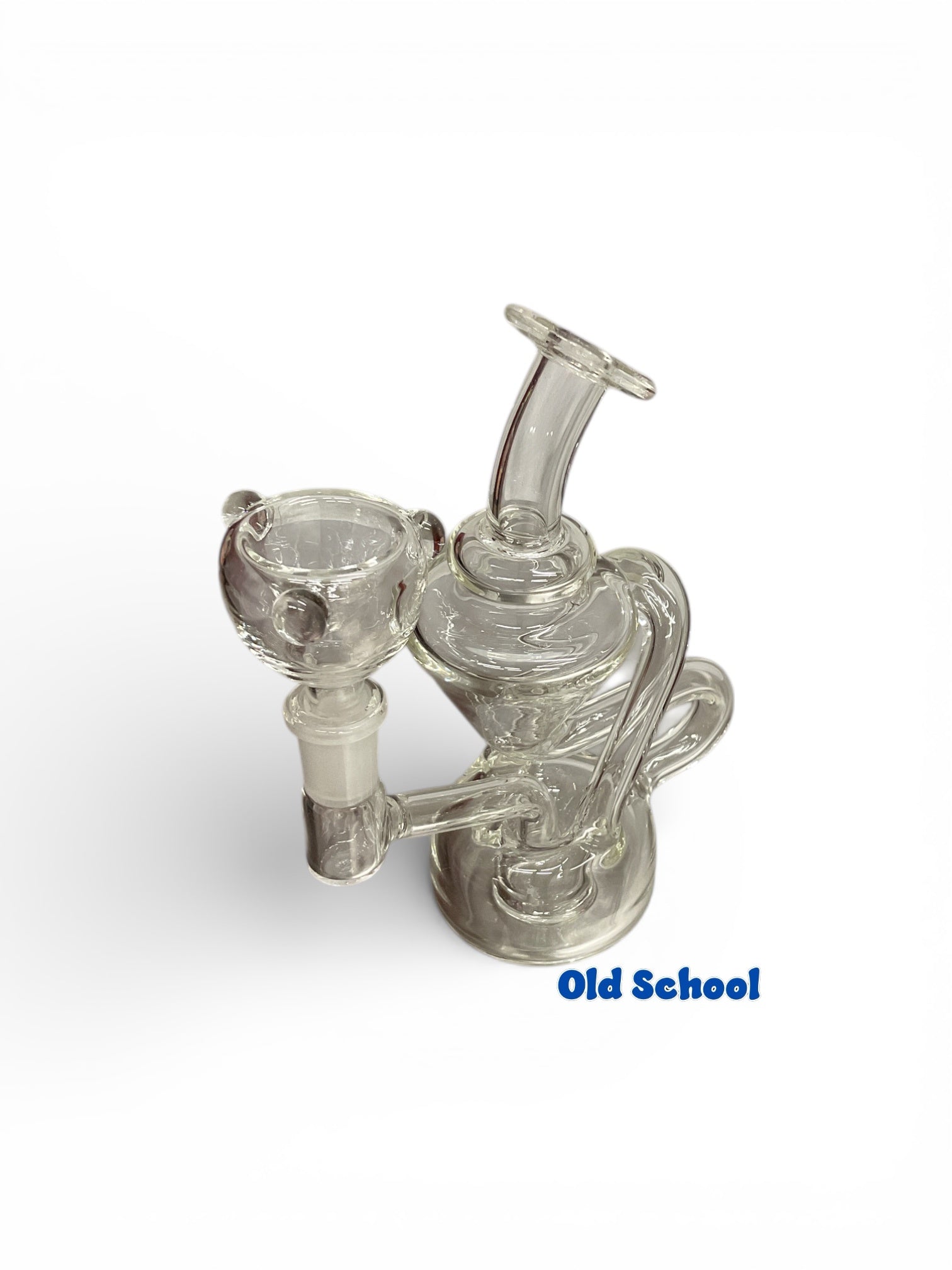 F25-5” Mini 10mm Clear Recycler Rig