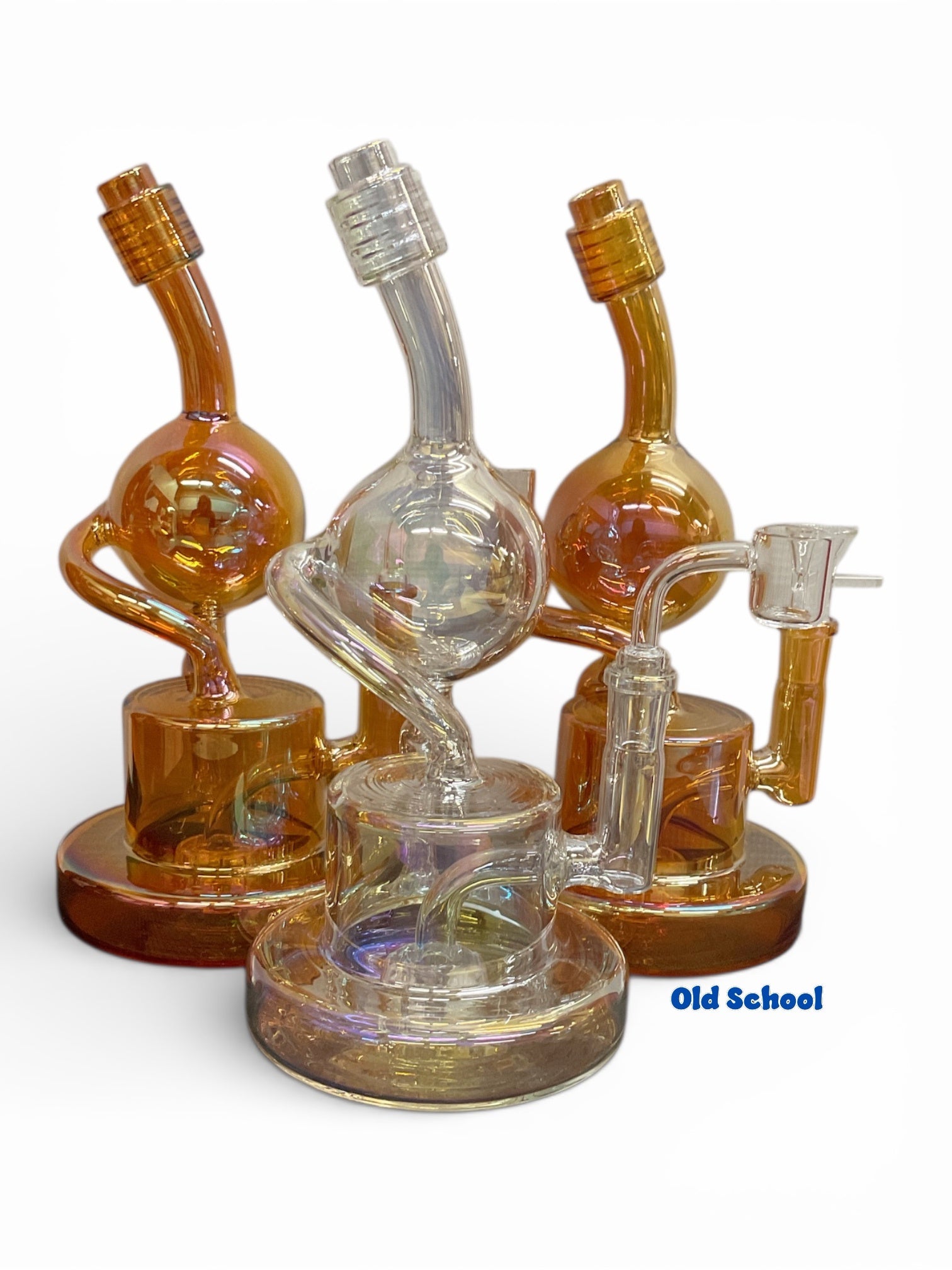 9.5” Electroplated 14mm Ball Recycler