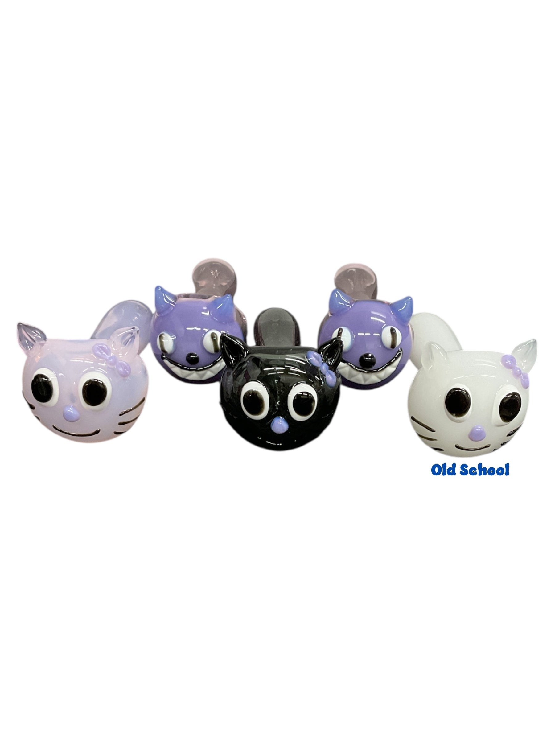 4” Kitty Cat pipes (happy & crazy)