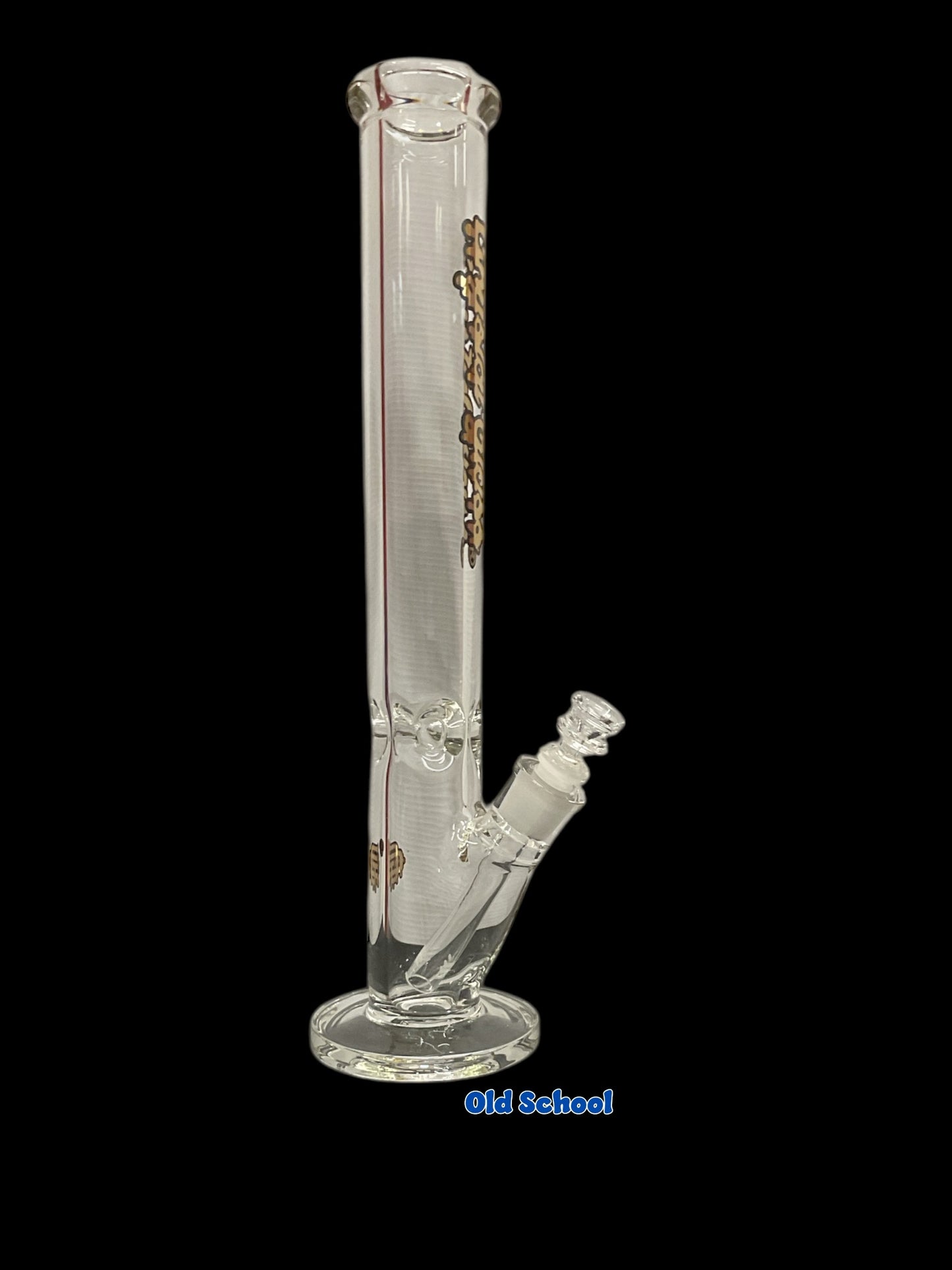 16” Crystal Glass Straight Tube Waterpipe