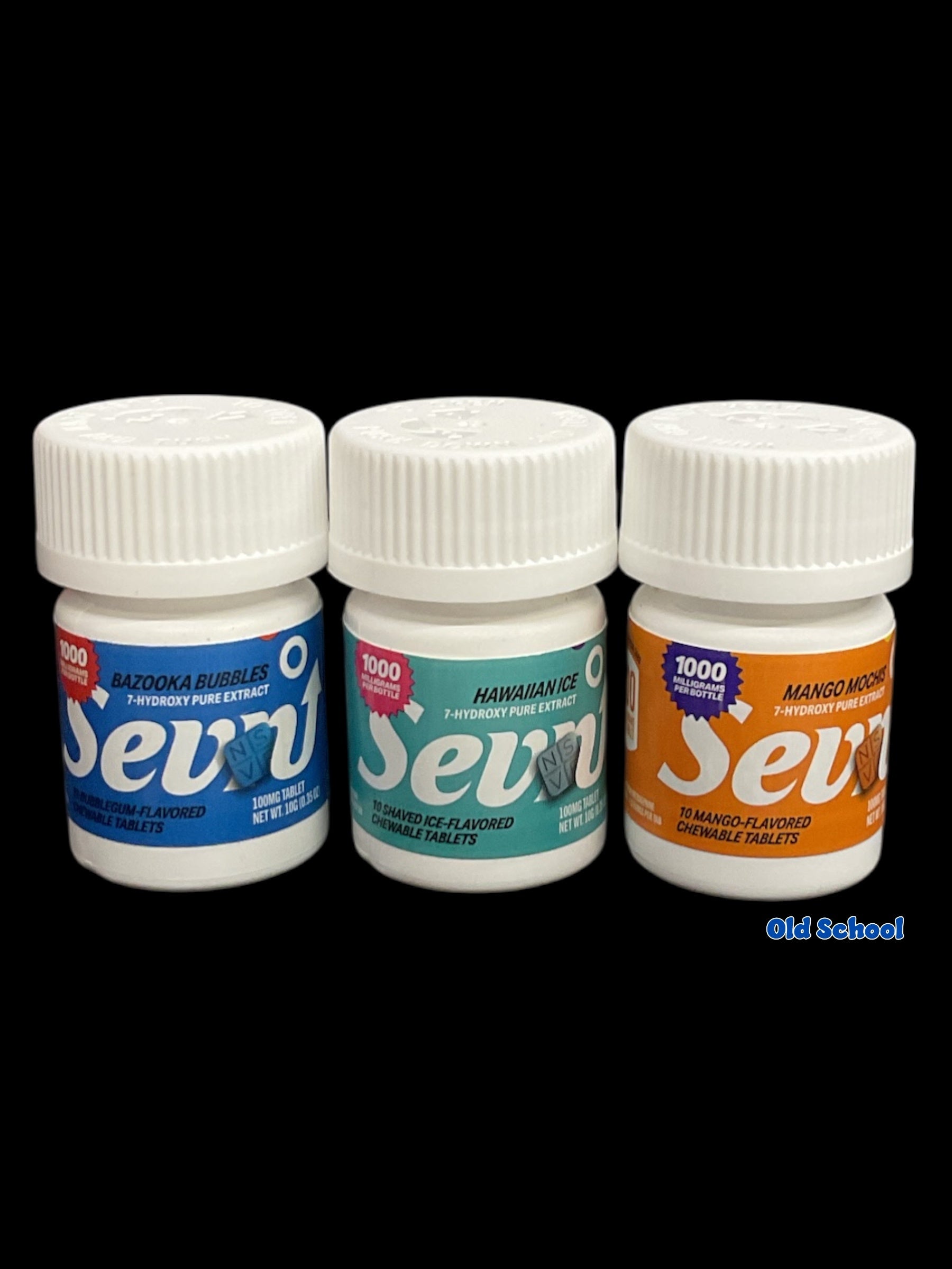 Sevn 100mg 7-Hydroxy chewable tablets 10ct