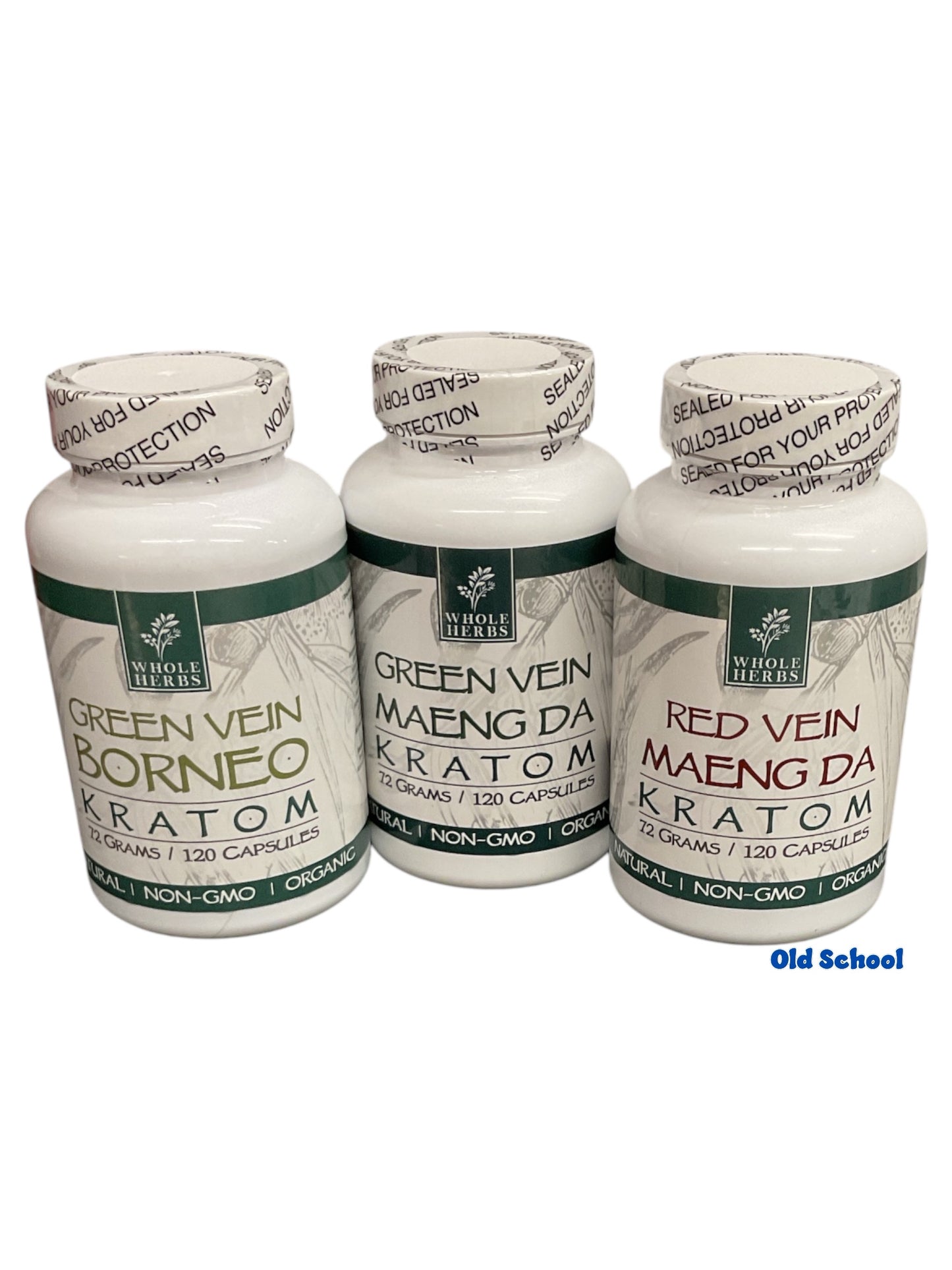 Whole Herbs Kratom 120 capsules
