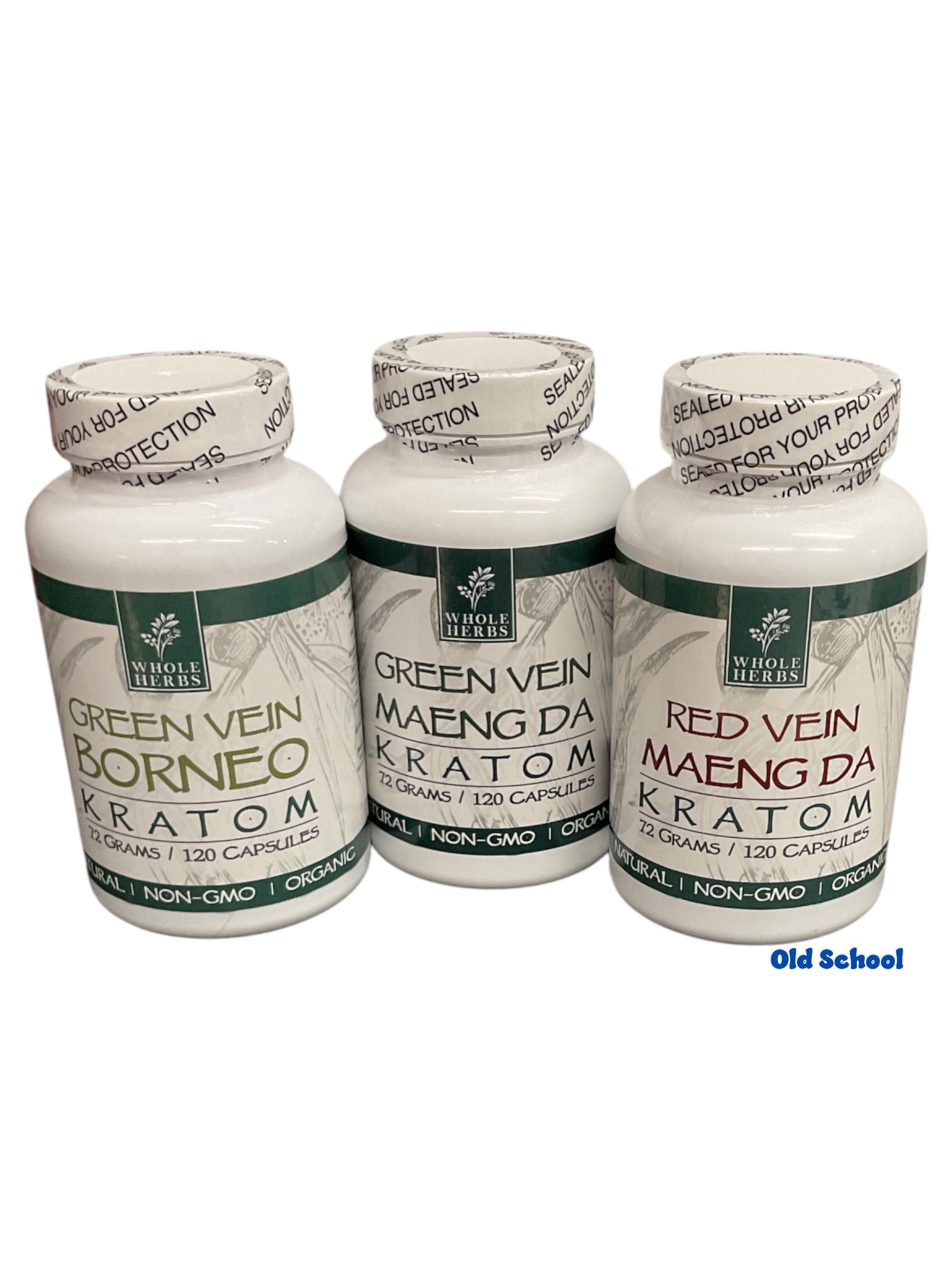 Whole Herbs Kratom 120 capsules