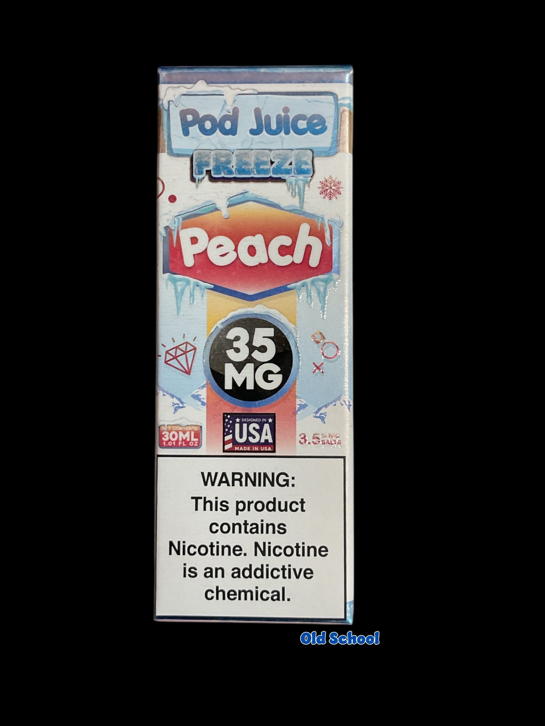 Pod Juice 30ml Salt Nic Peach Freeze 35mg