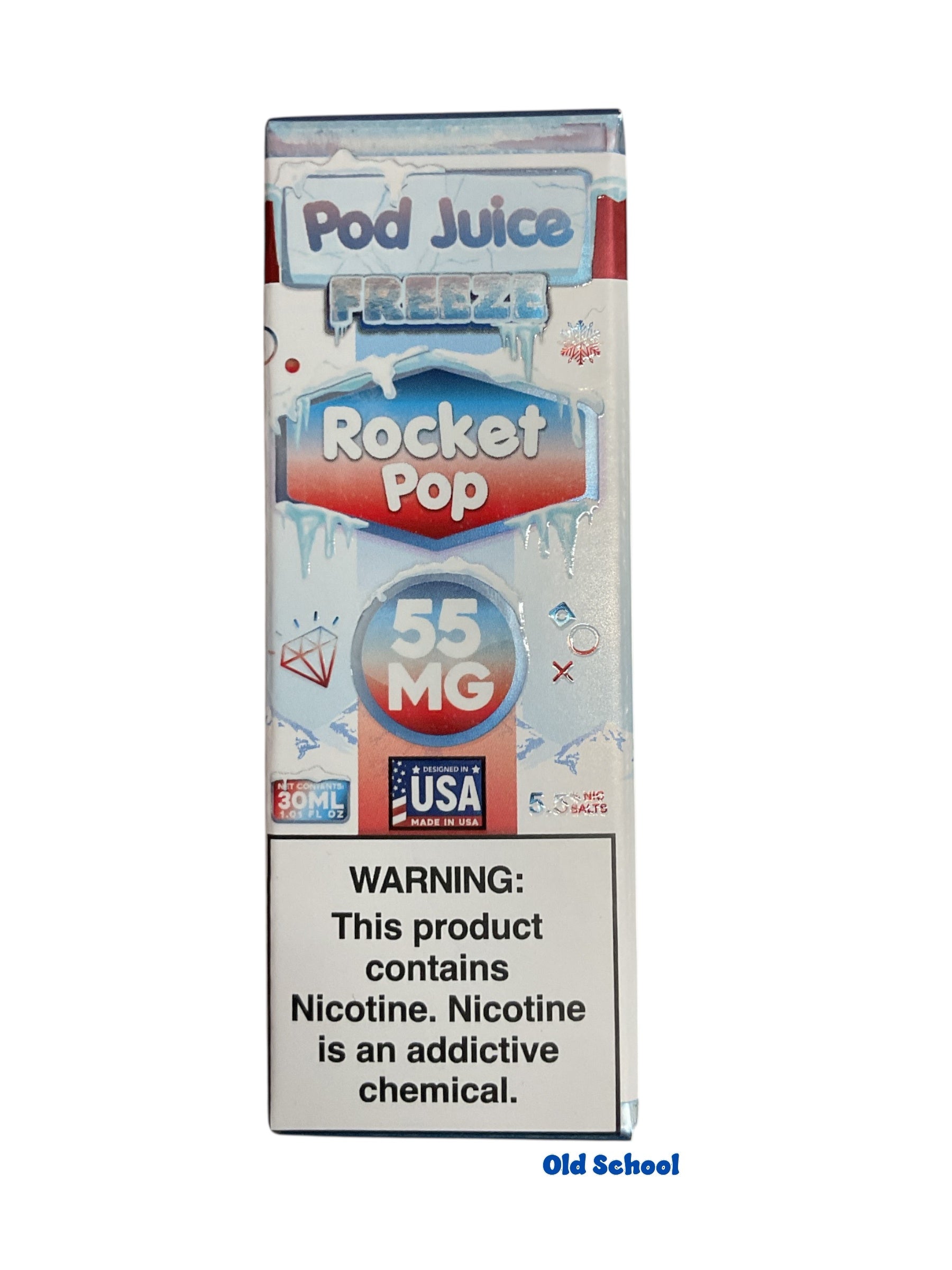 Pod Juice 30ml Salt Nic 55mg Rocket Pop Freeze