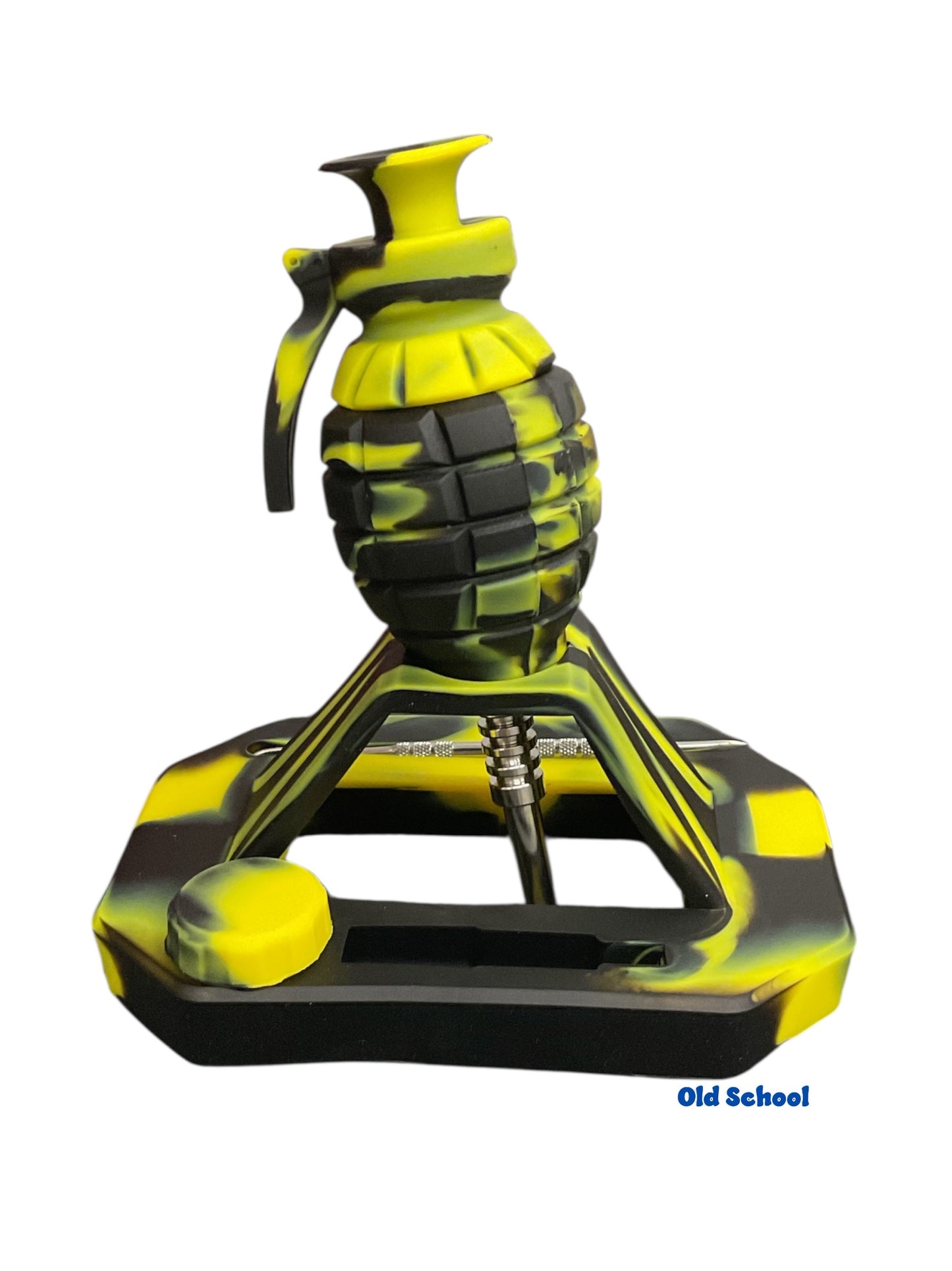 Silicone Grenade Shape Nectar Collector w/ stand