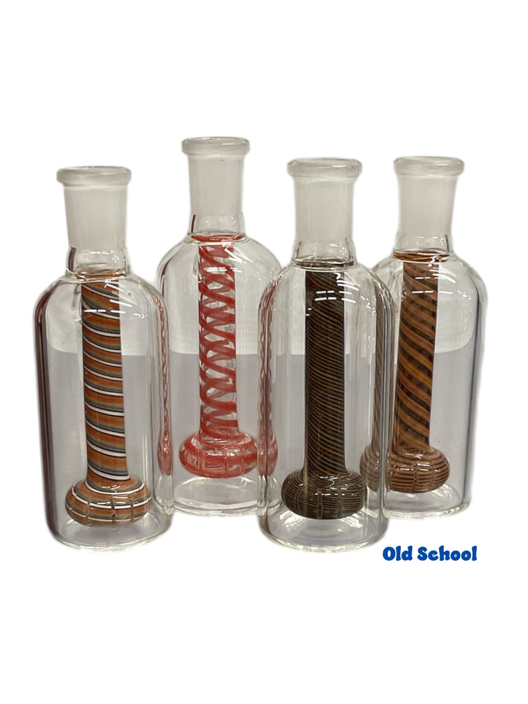 4” 14mm 90/45 degree Colored downstem Ash Catcher