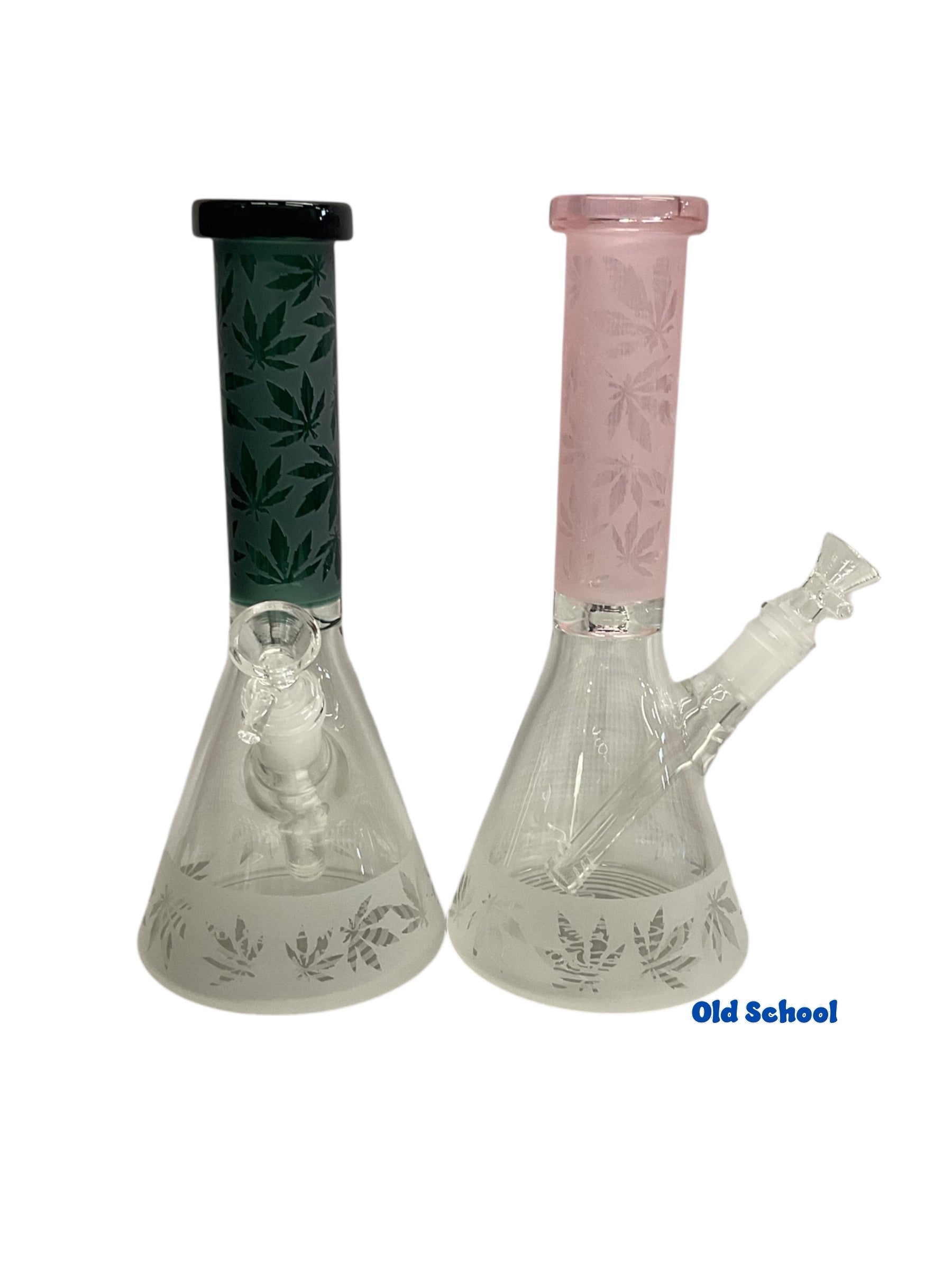 10” Sandblasted Leaf Water Pipe