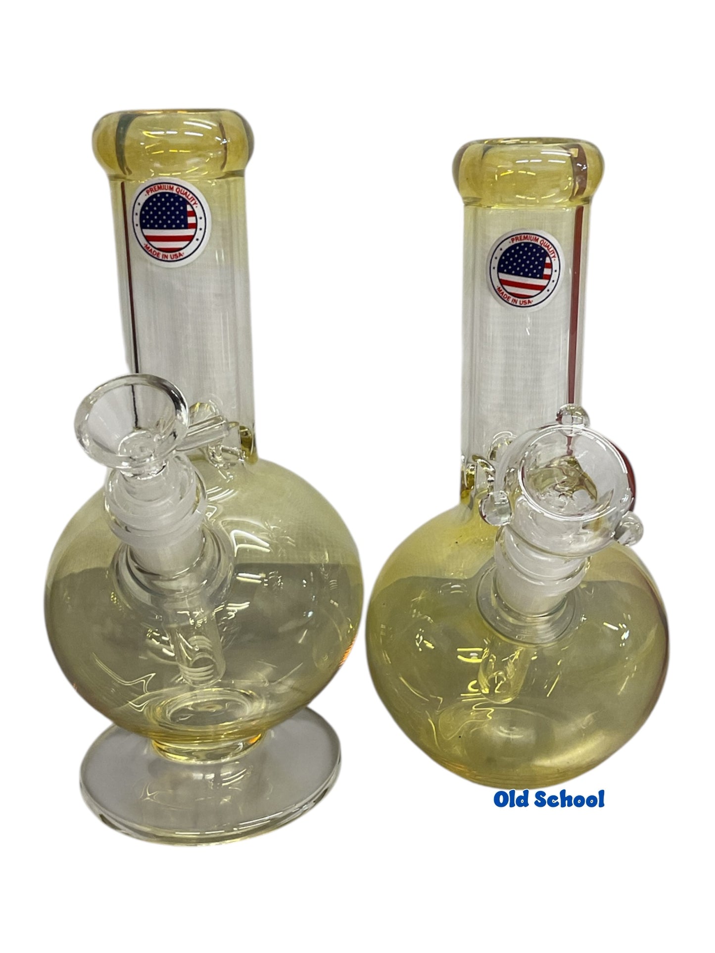 8-8.5” Fumed Round Bottom Water Pipe