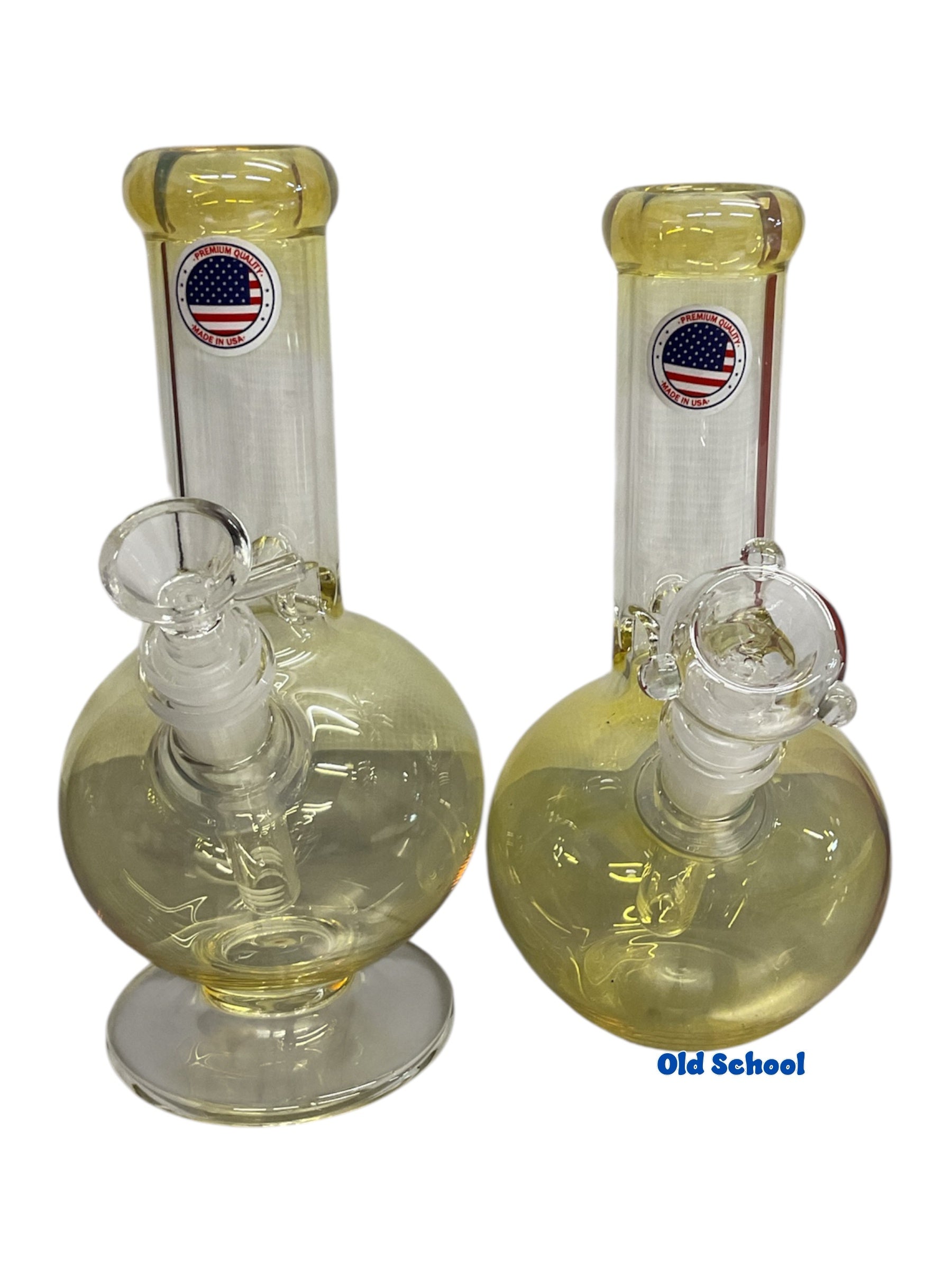 8-8.5” Fumed Round Bottom Water Pipe