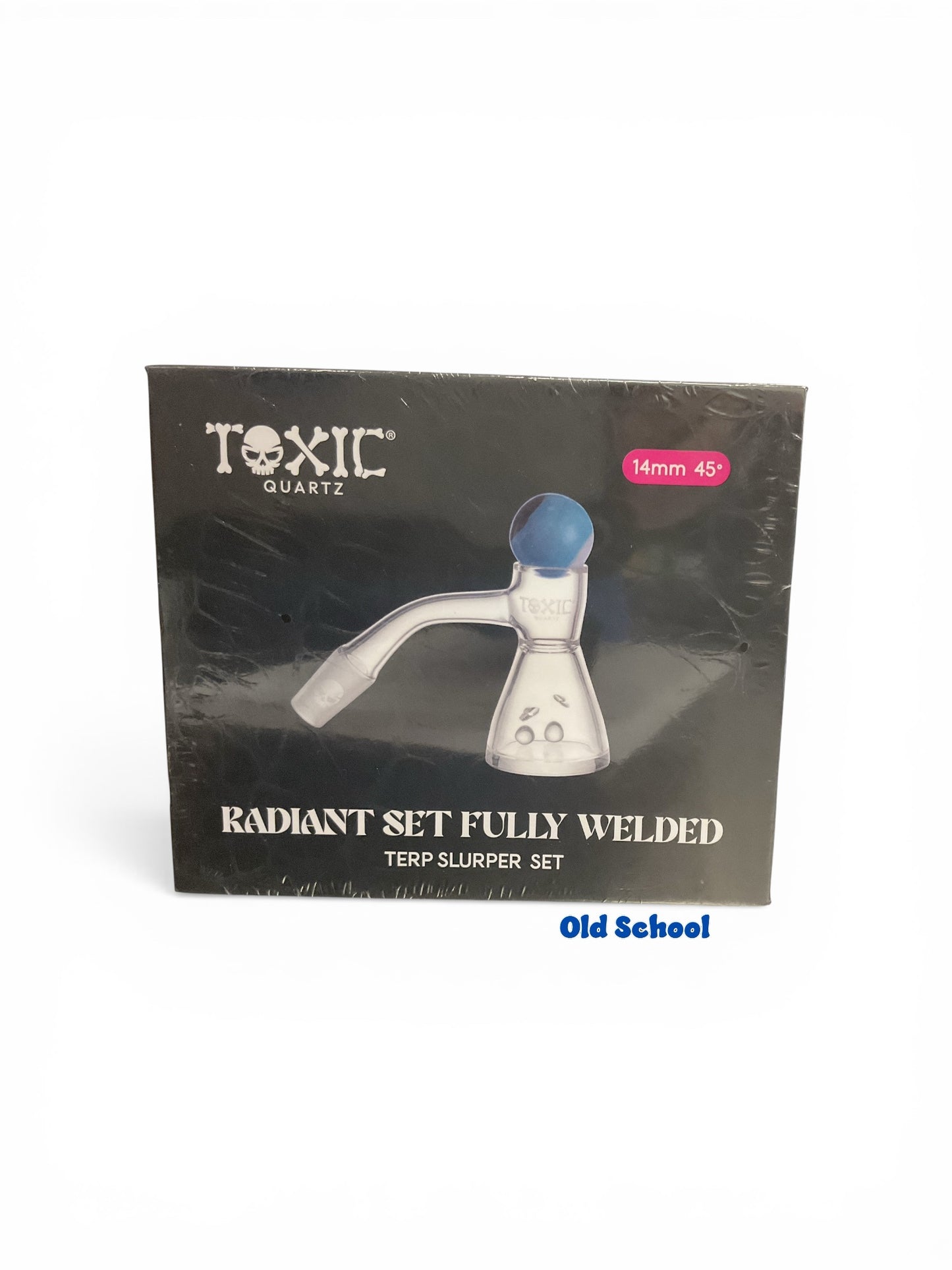 TXQB23 Toxic 14mm 45 Radiant Set fully welded Terp Slurper set
