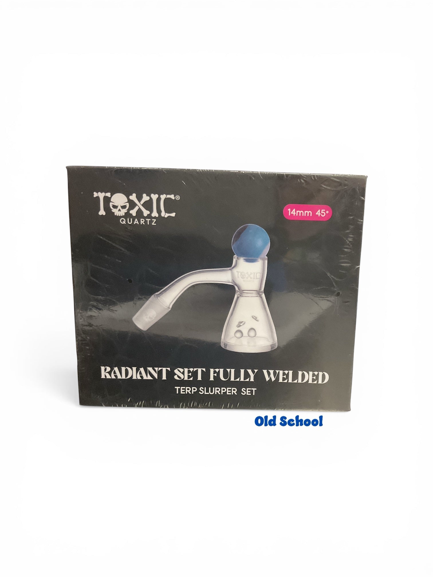 TXQB23 Toxic 14mm 45 Radiant Set fully welded Terp Slurper set