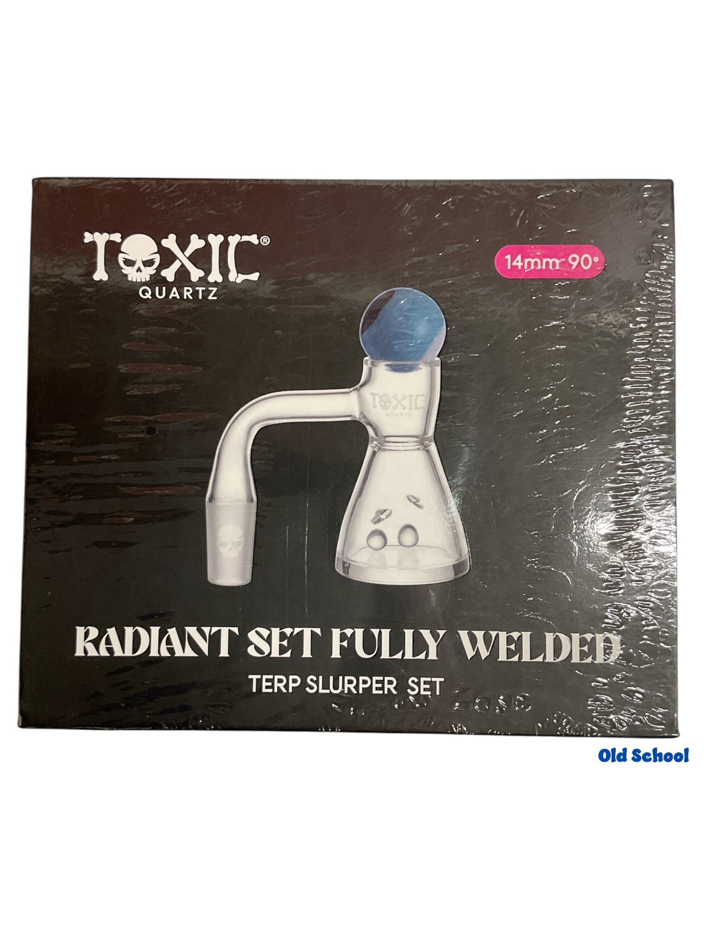 TXQB21 Toxic 14mm 90 Radiant set fully welded Terp Slurper set