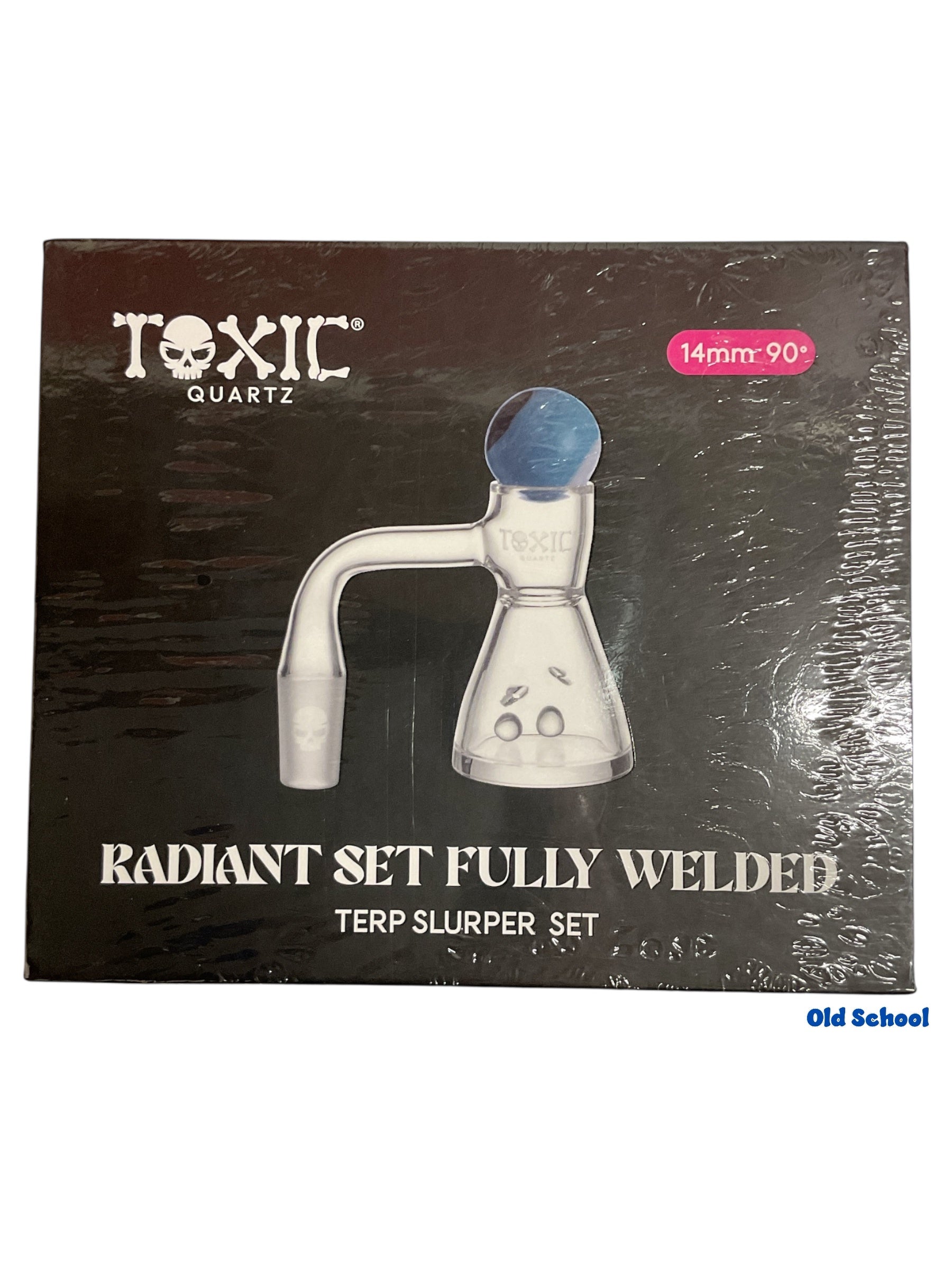 TXQB21 Toxic 14mm 90 Radiant set fully welded Terp Slurper set