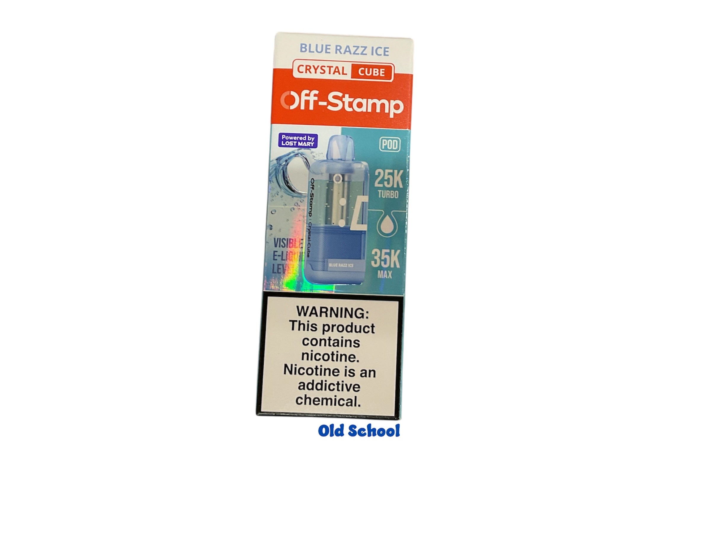 Off Stamp 35k Crystal Pod Blue Razz Ice