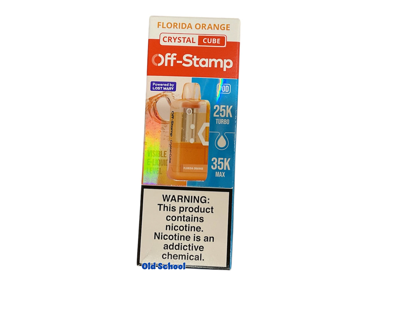 Off Stamp 35k Crystal Pod Florida Orange