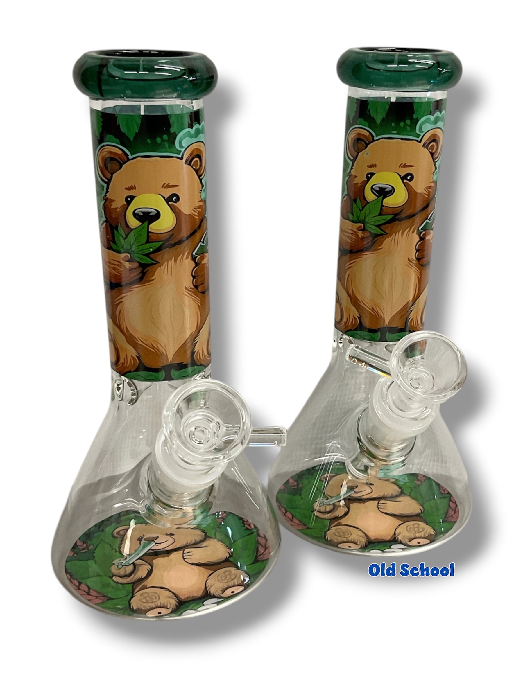 F116 8”  Bear Design Beaker