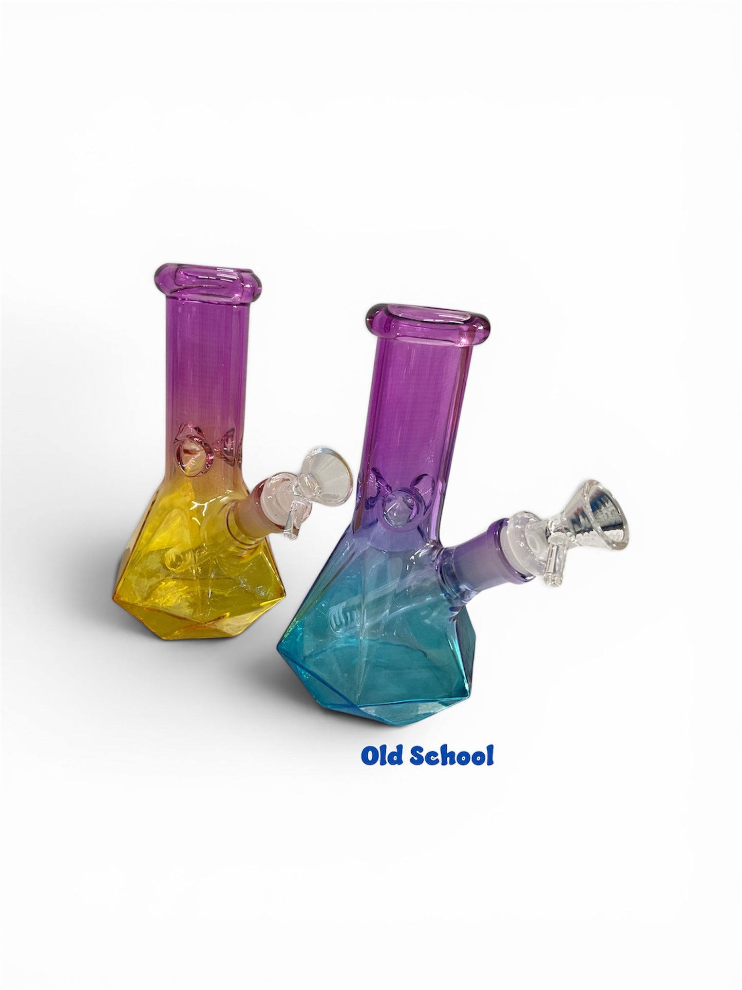 F17-6”Colorful Diamond Beaker Bong