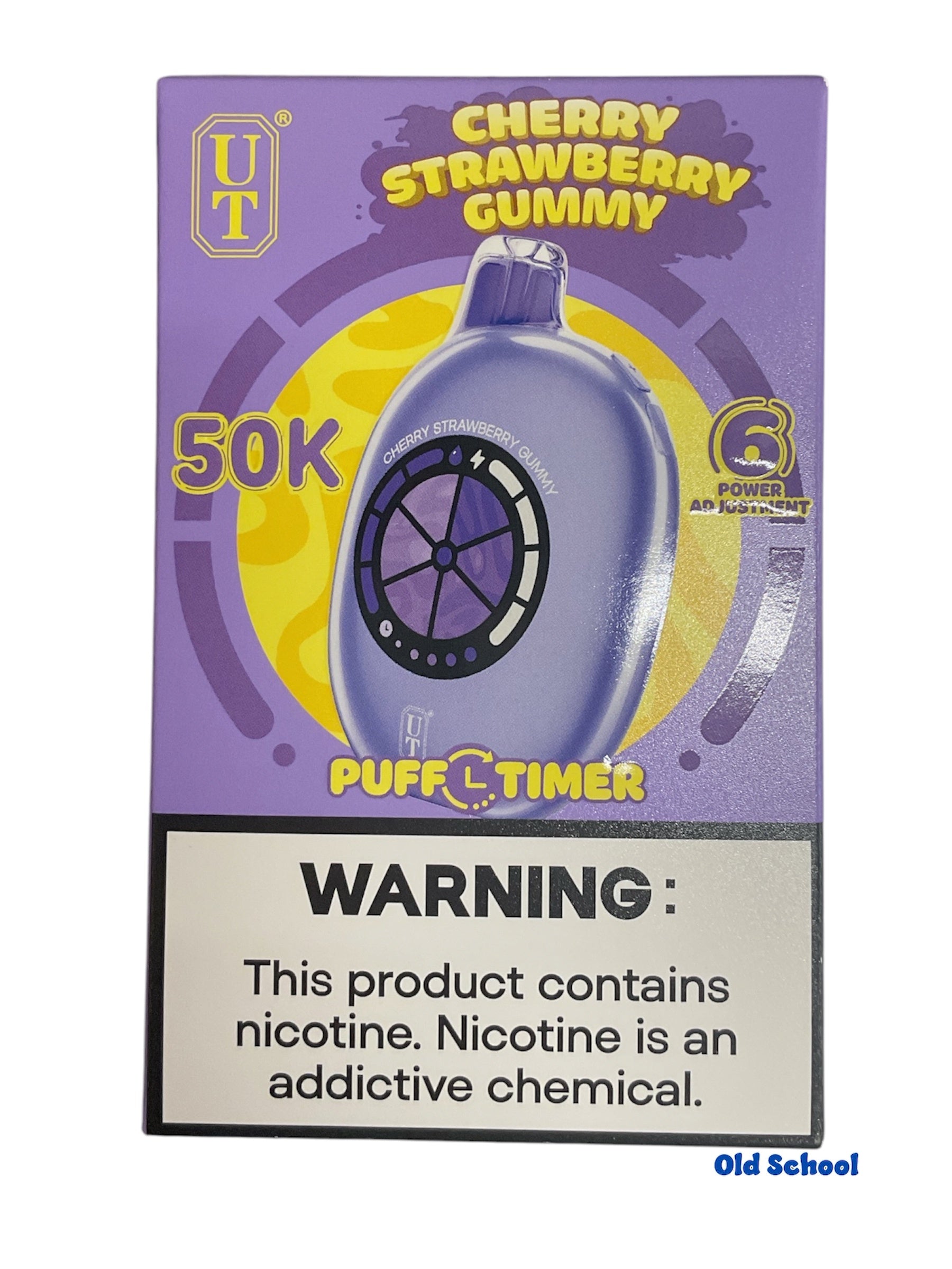 Flum- UT Bar Dual Flavors 50k Cherry Strawberry Gummy