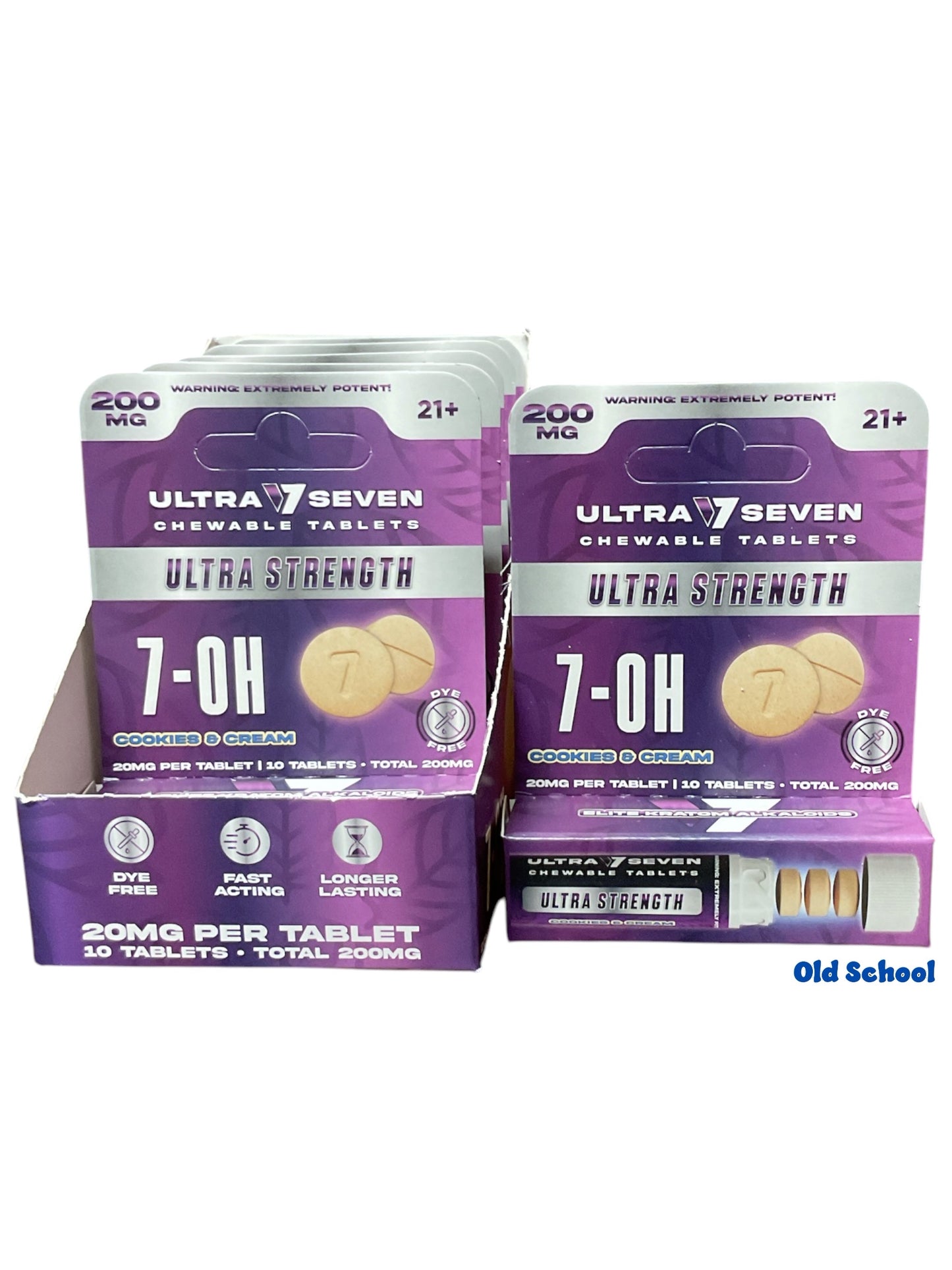 Ultra Seven Ultra strength 7-Oh tablets