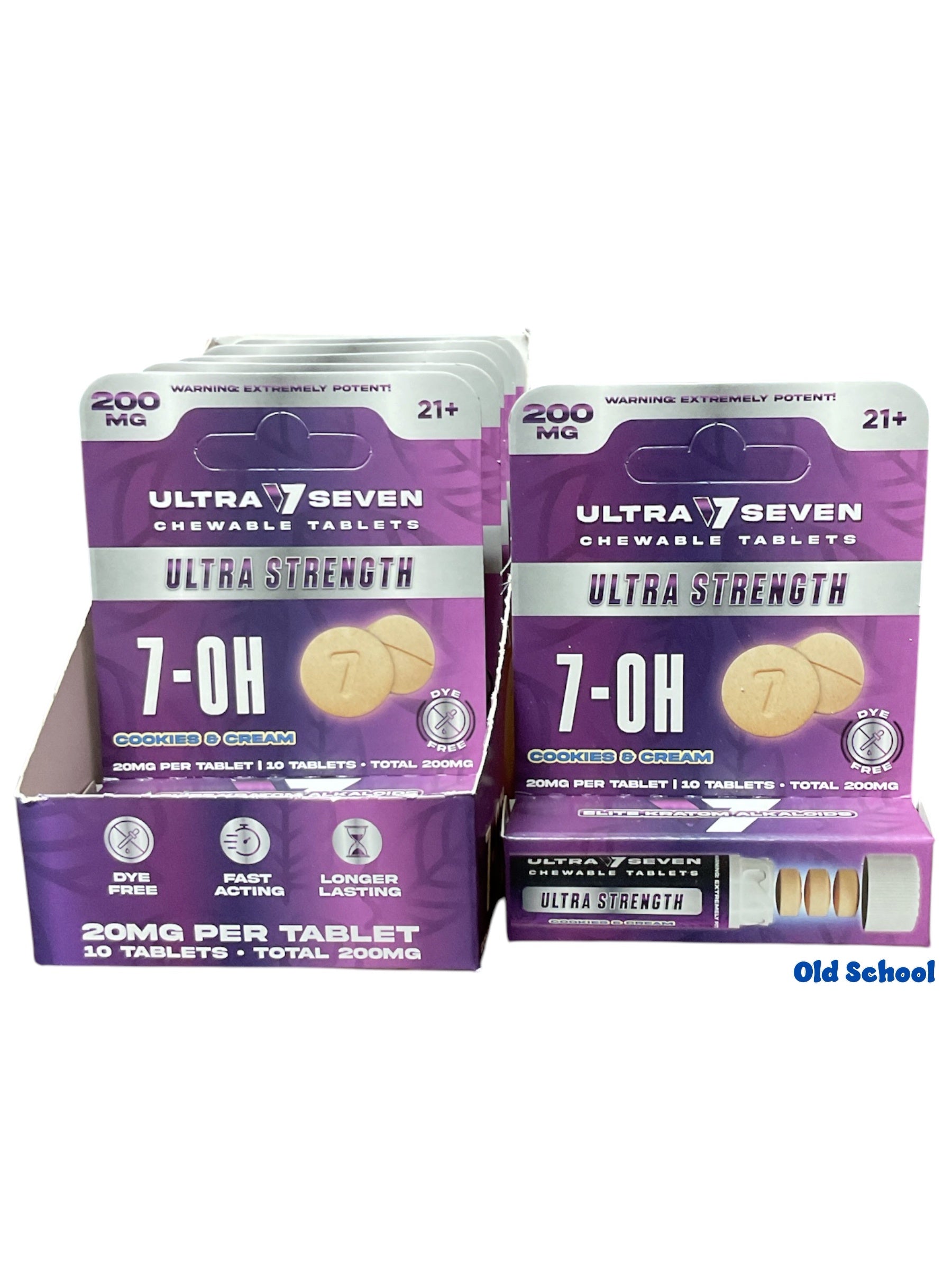 Ultra Seven Ultra strength 7-Oh tablets