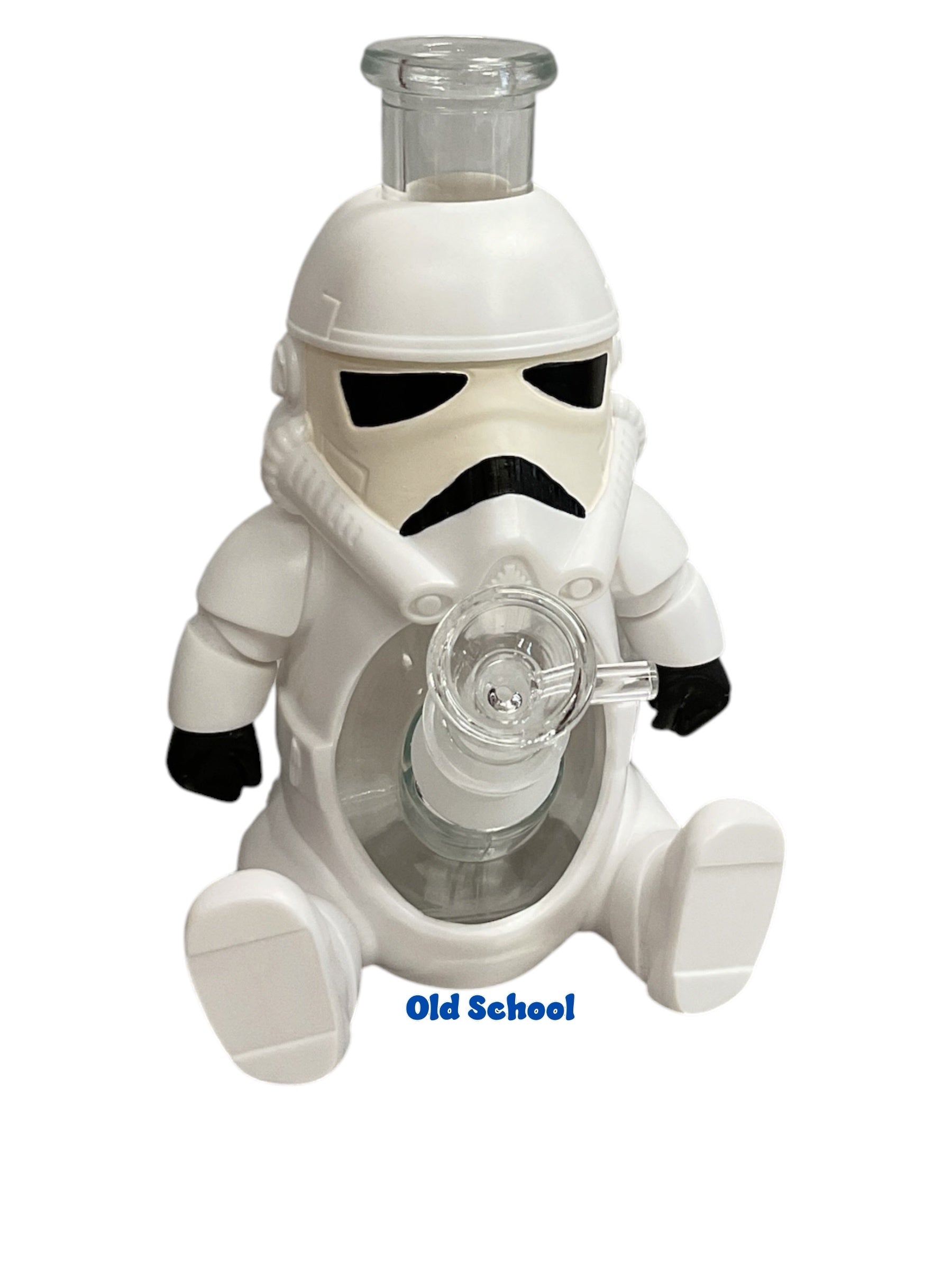 7” White Soldier Water Pipe