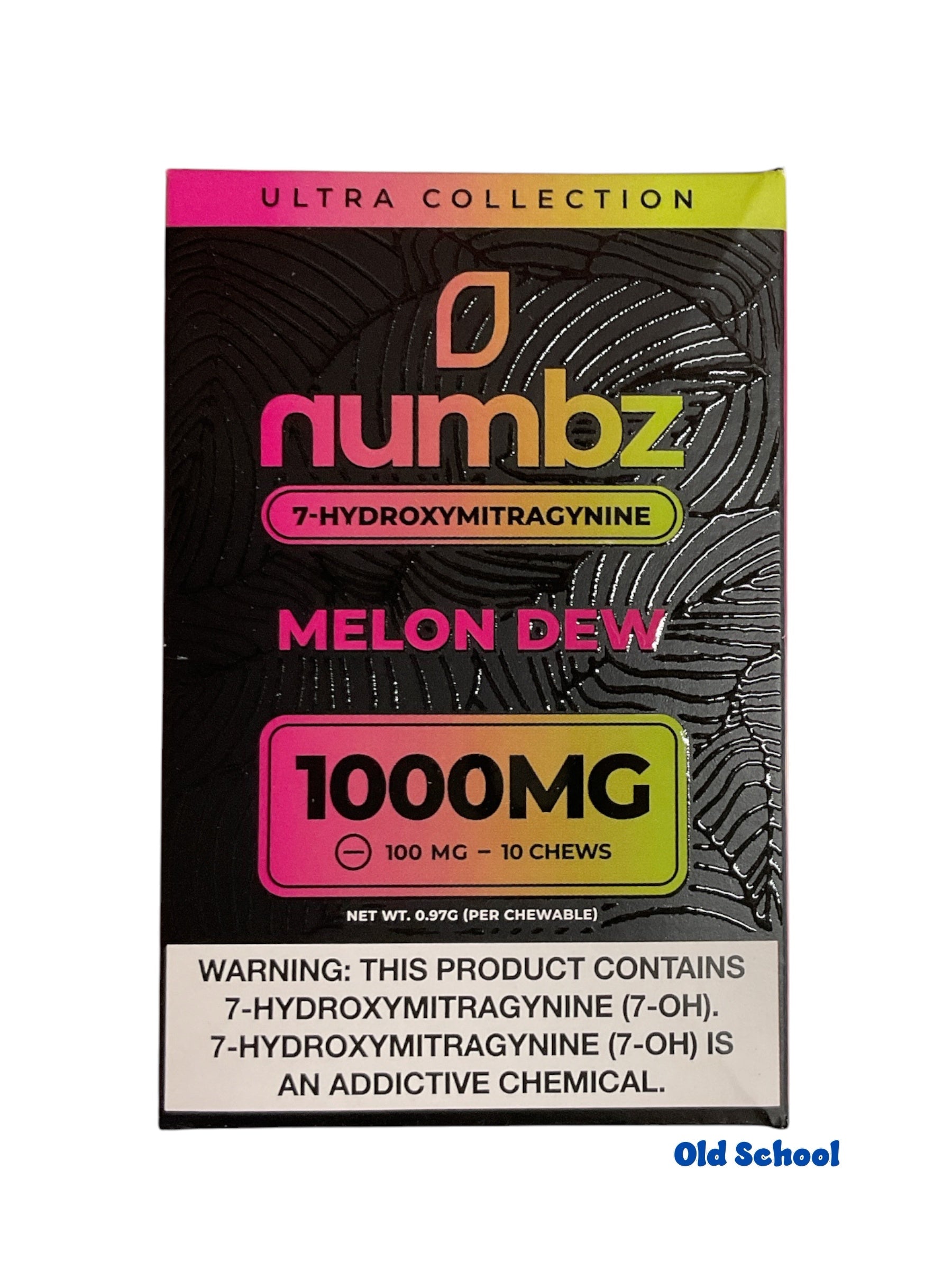 Numbz 1000 10ct 100mg 7OH chewable tablets
