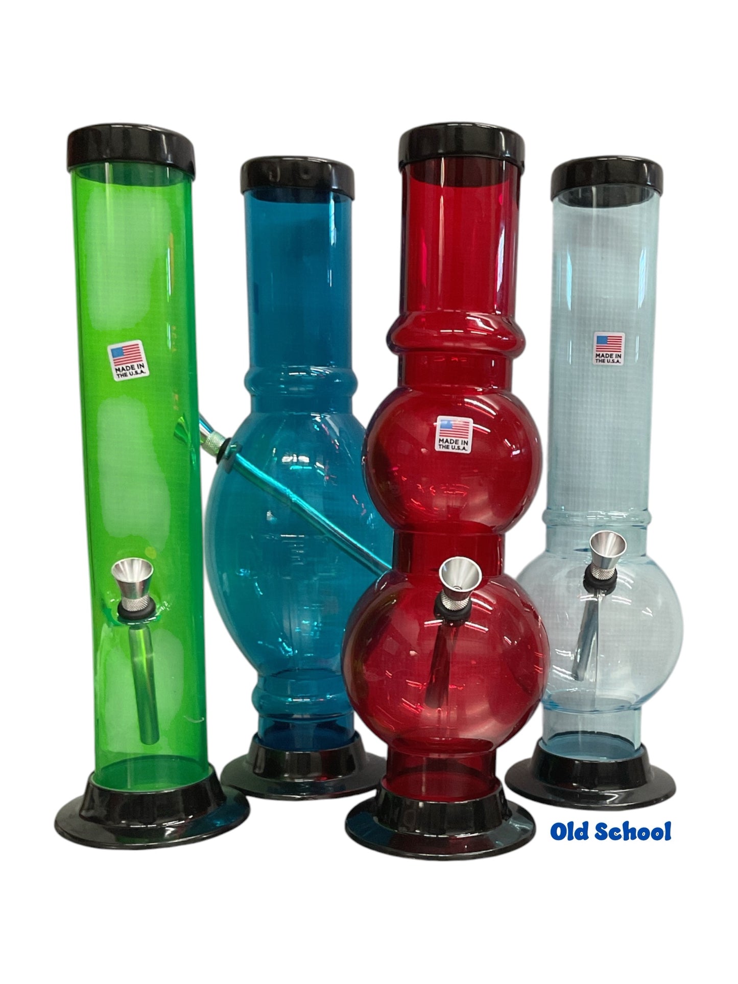 12” Acrylic Water pipes mixed colors