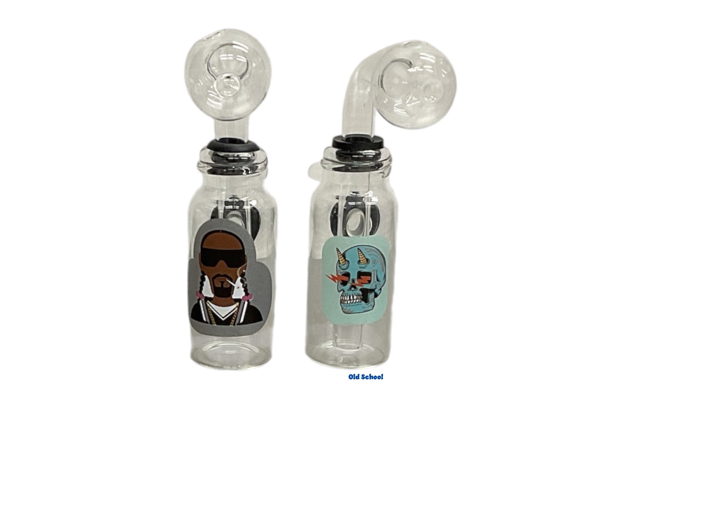 2.75” 3pcs Oil Burner Waterpipe w/Decal