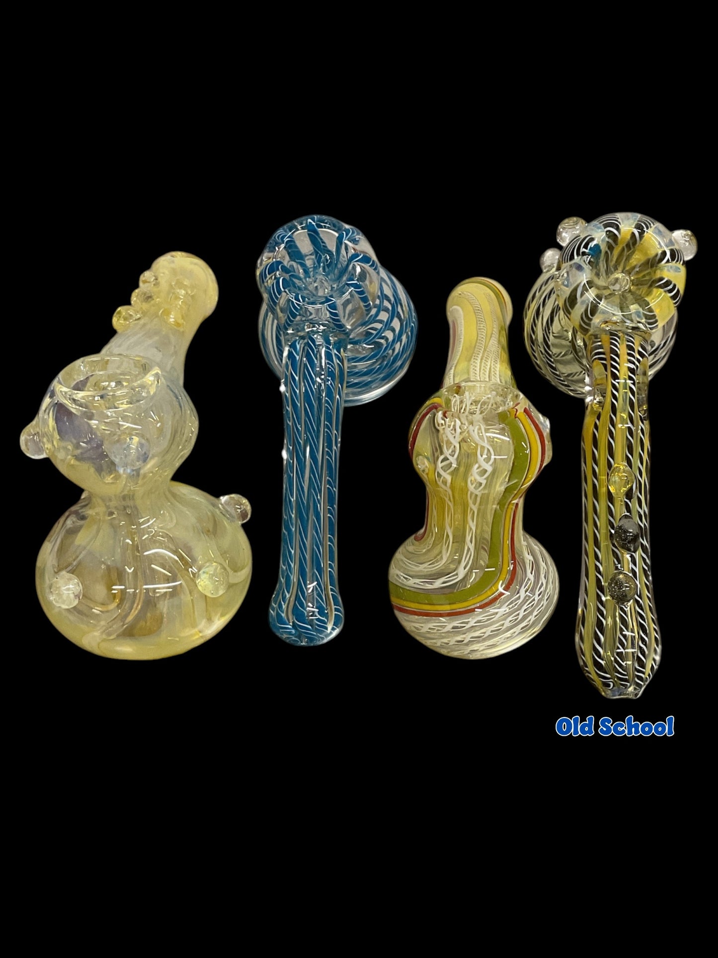 7” Glass Hammer Bubbler mixed styles