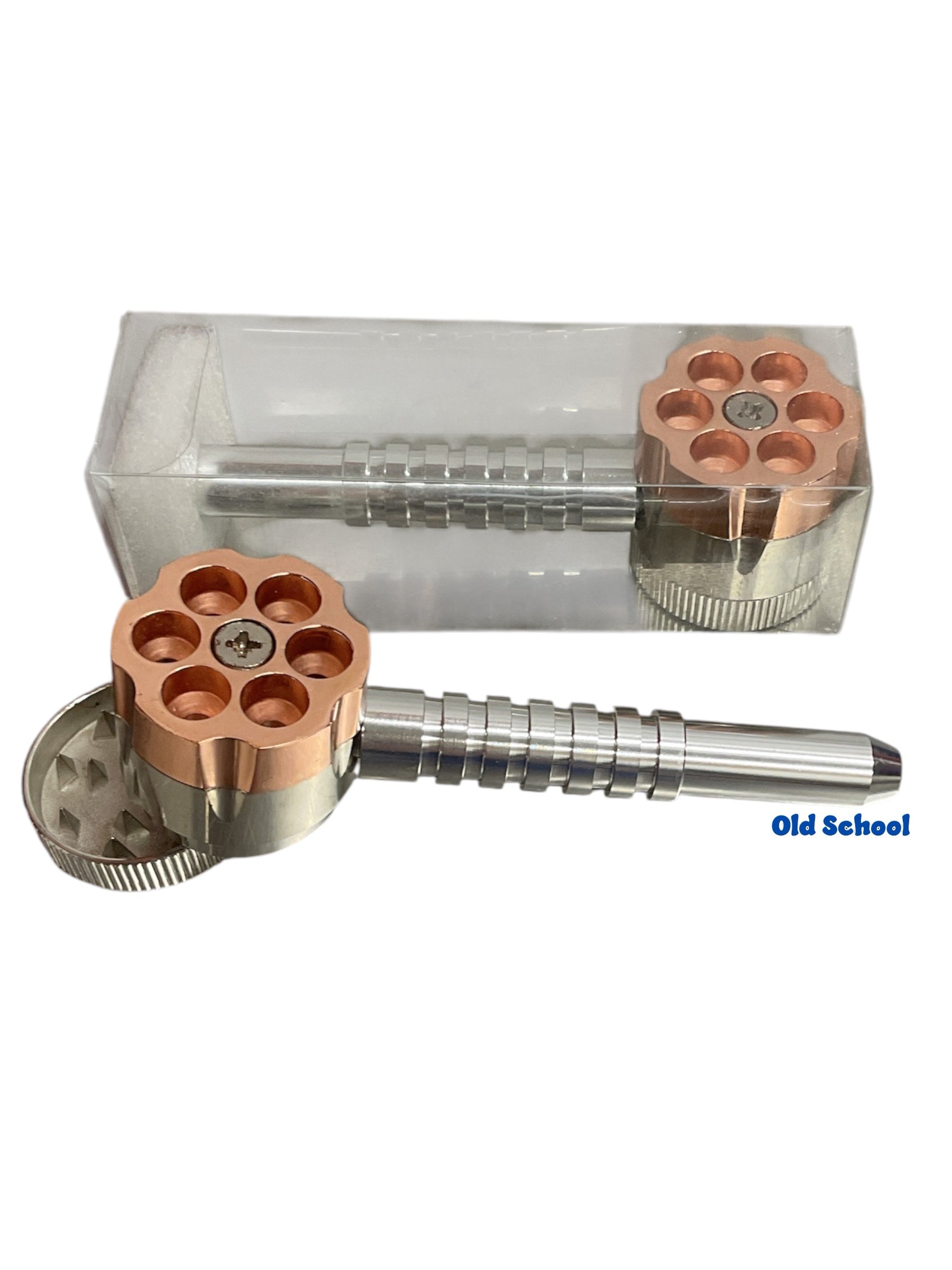 6 Shooter Revolver Metal pipe w/ grinder
