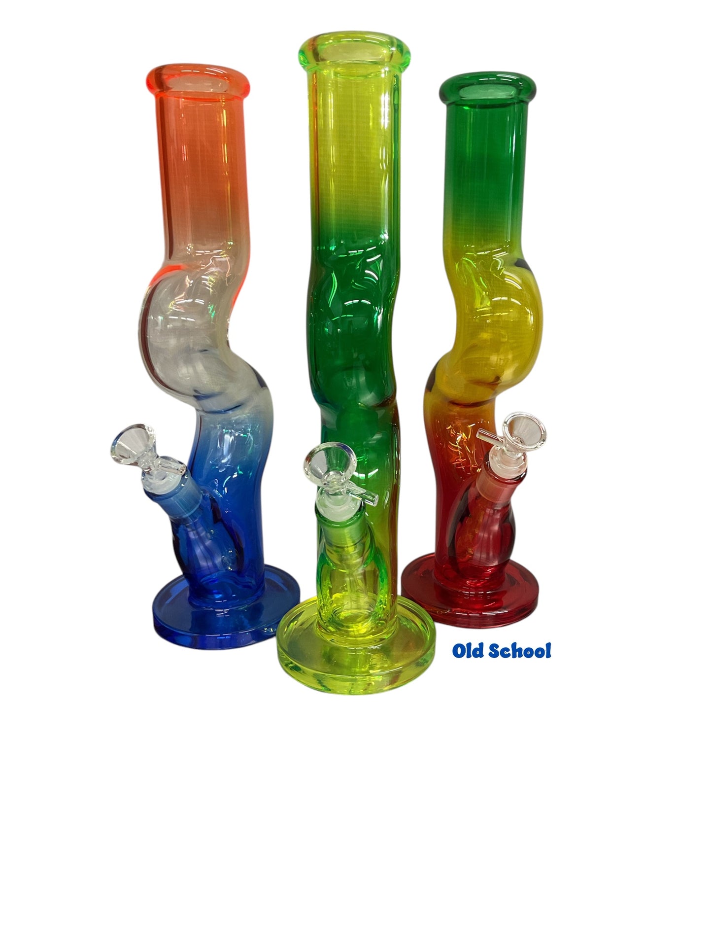 14” Colorful Glass Zong