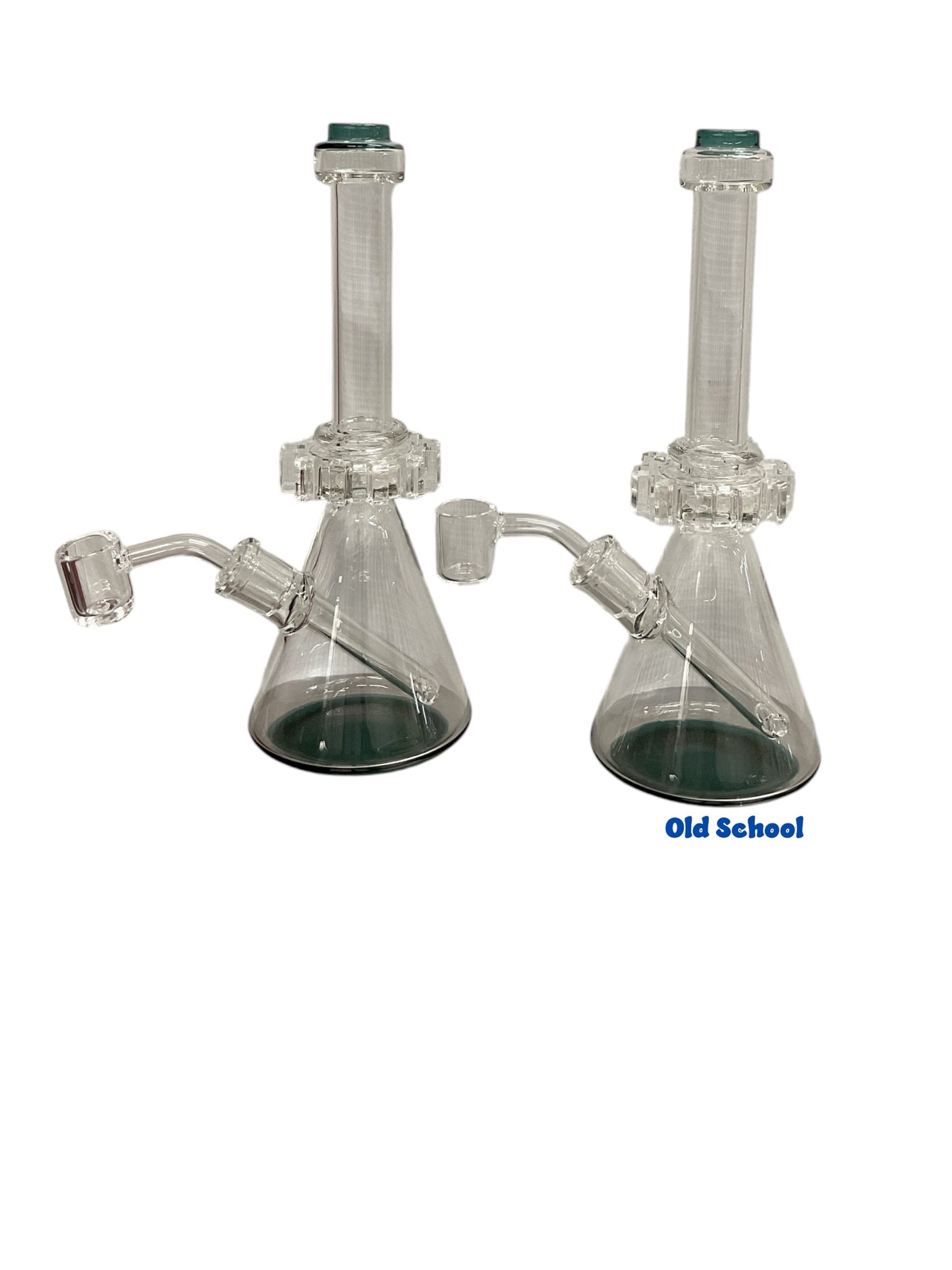 Beaker style bong w/Fidget Spinner