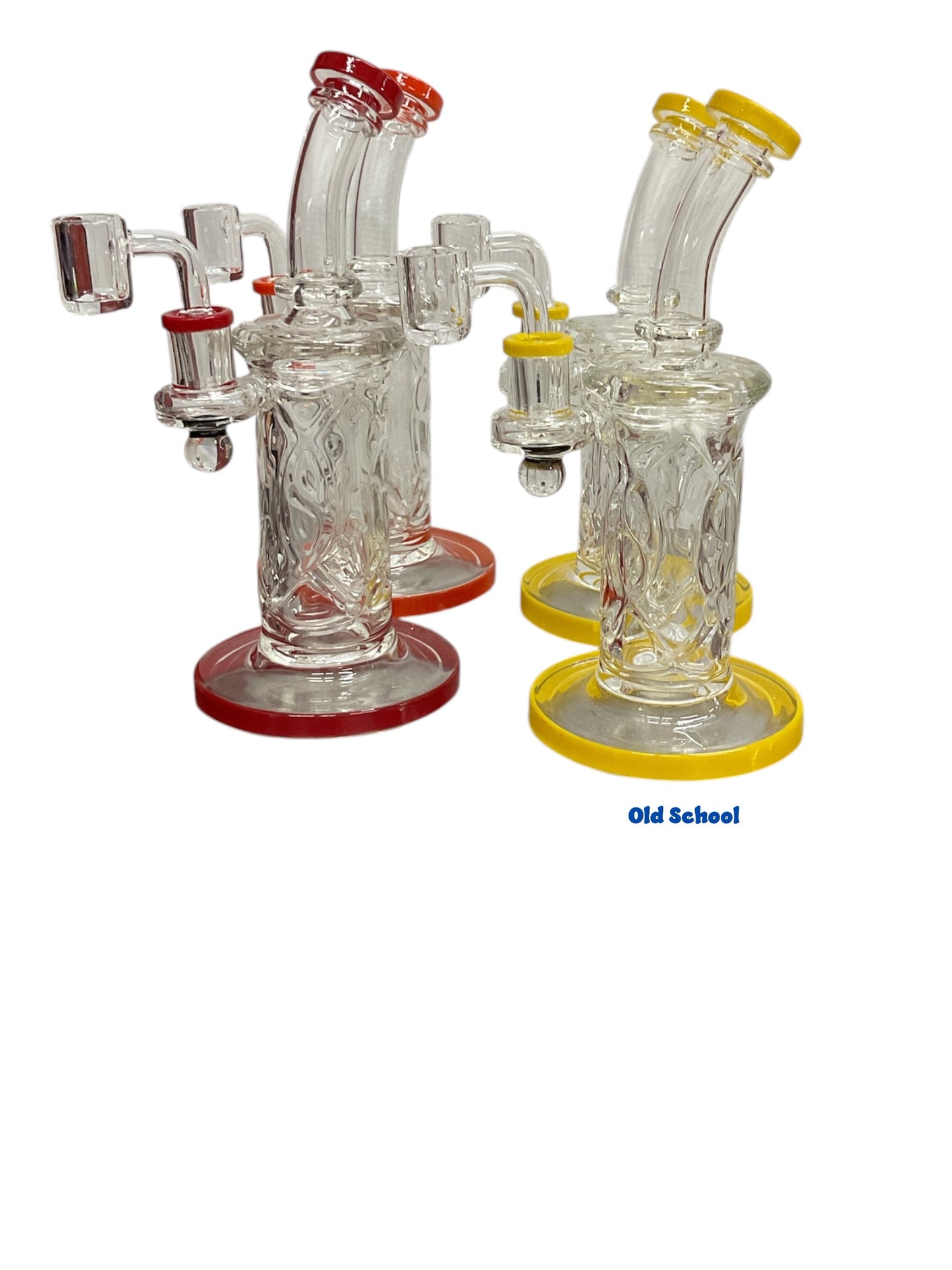 9” design glass dab rig