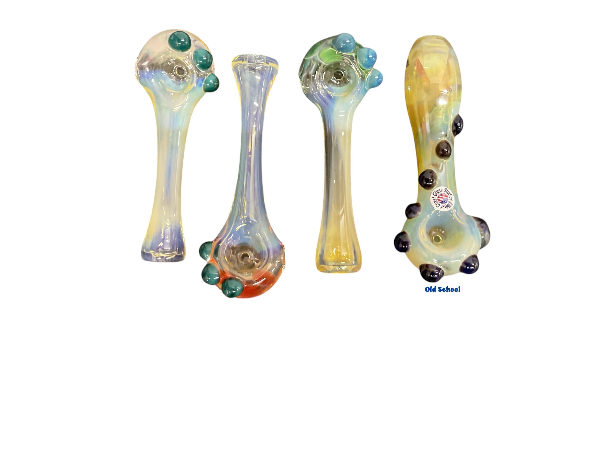 WCG fumed speckled handpipe