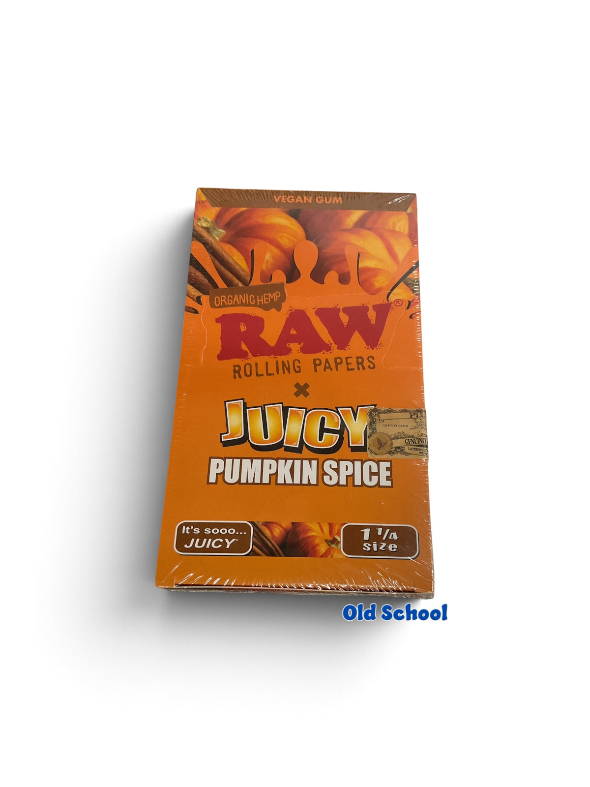 1 1/4” Juicy Jay’s pumpkin spice flavored 32 pack papers