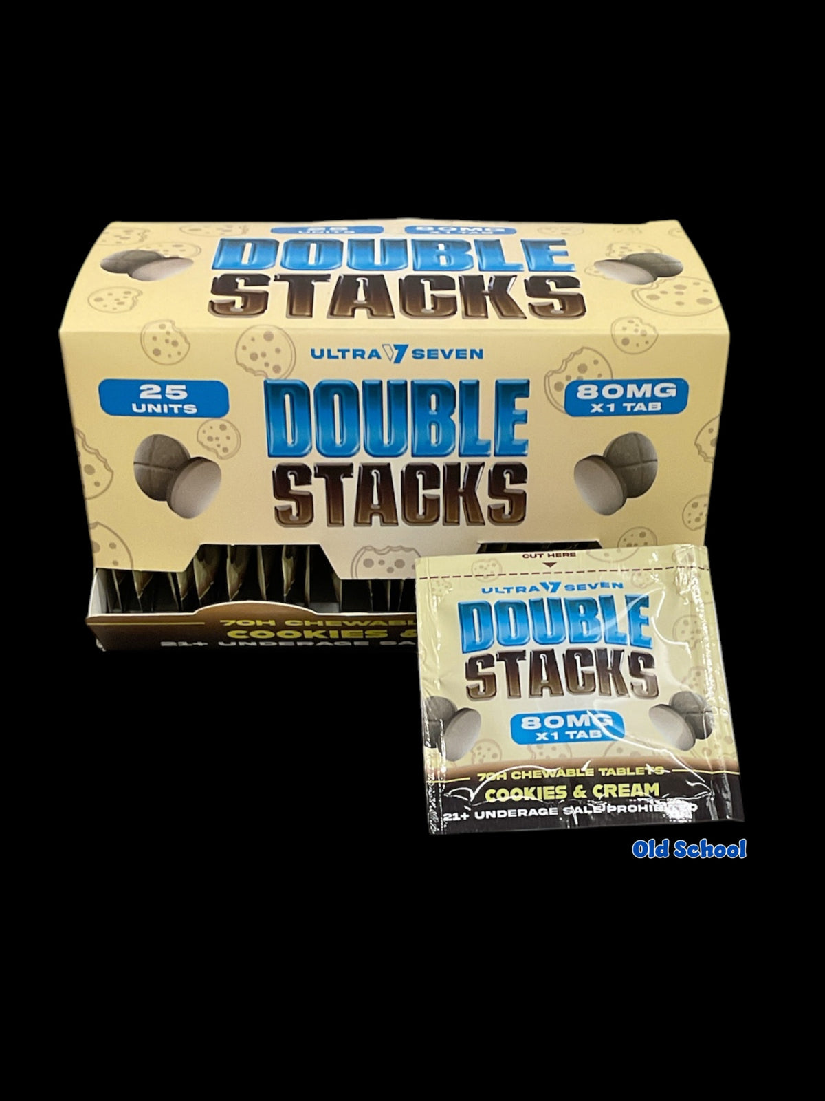 Ultra Seven Double Stacks 7-Oh Tablets 80mg 1ct